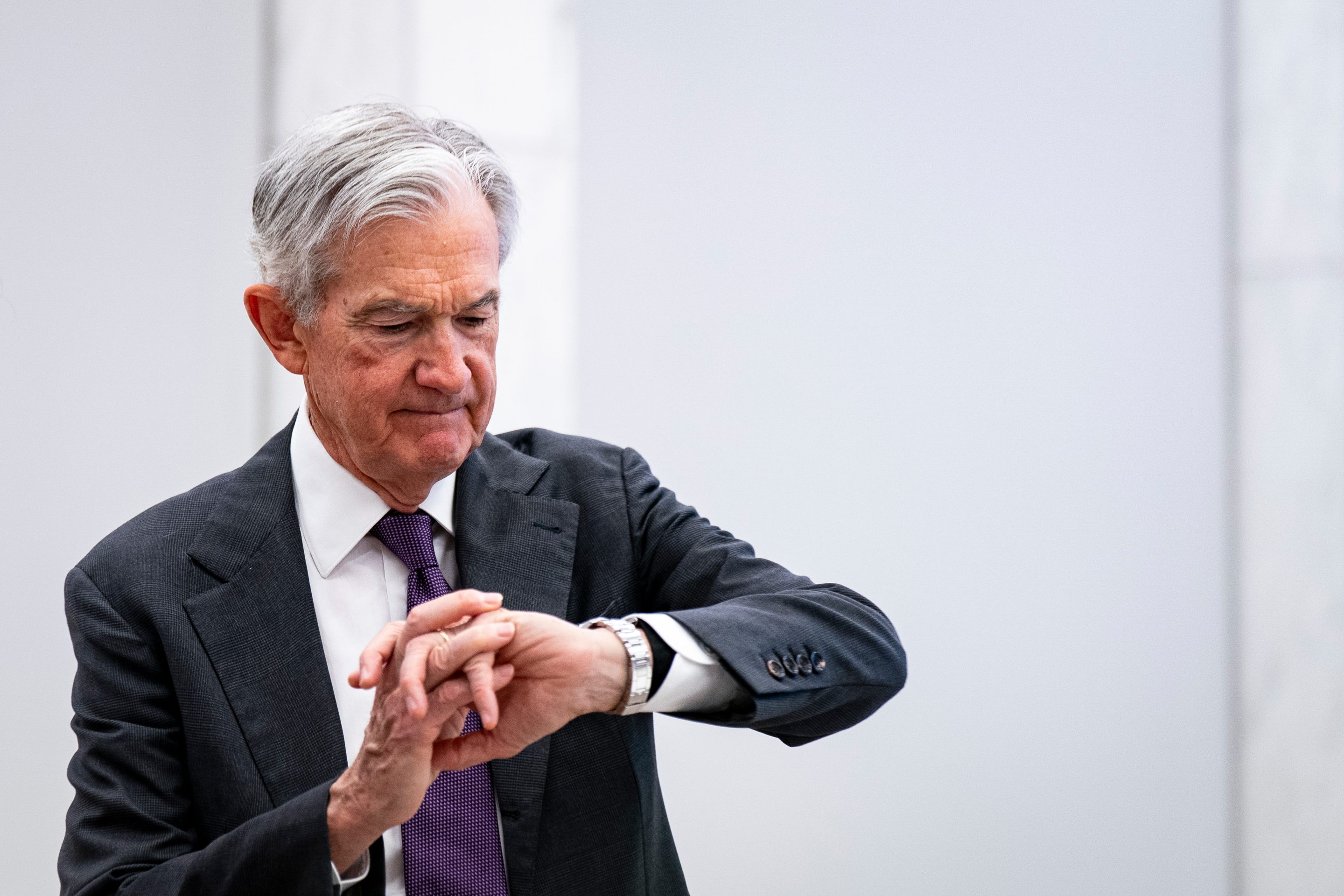 Fed Chair Jerome Powell at the Federal Reserve Integrated Review of the Capital Framework for Large Banks Conference on July 22.