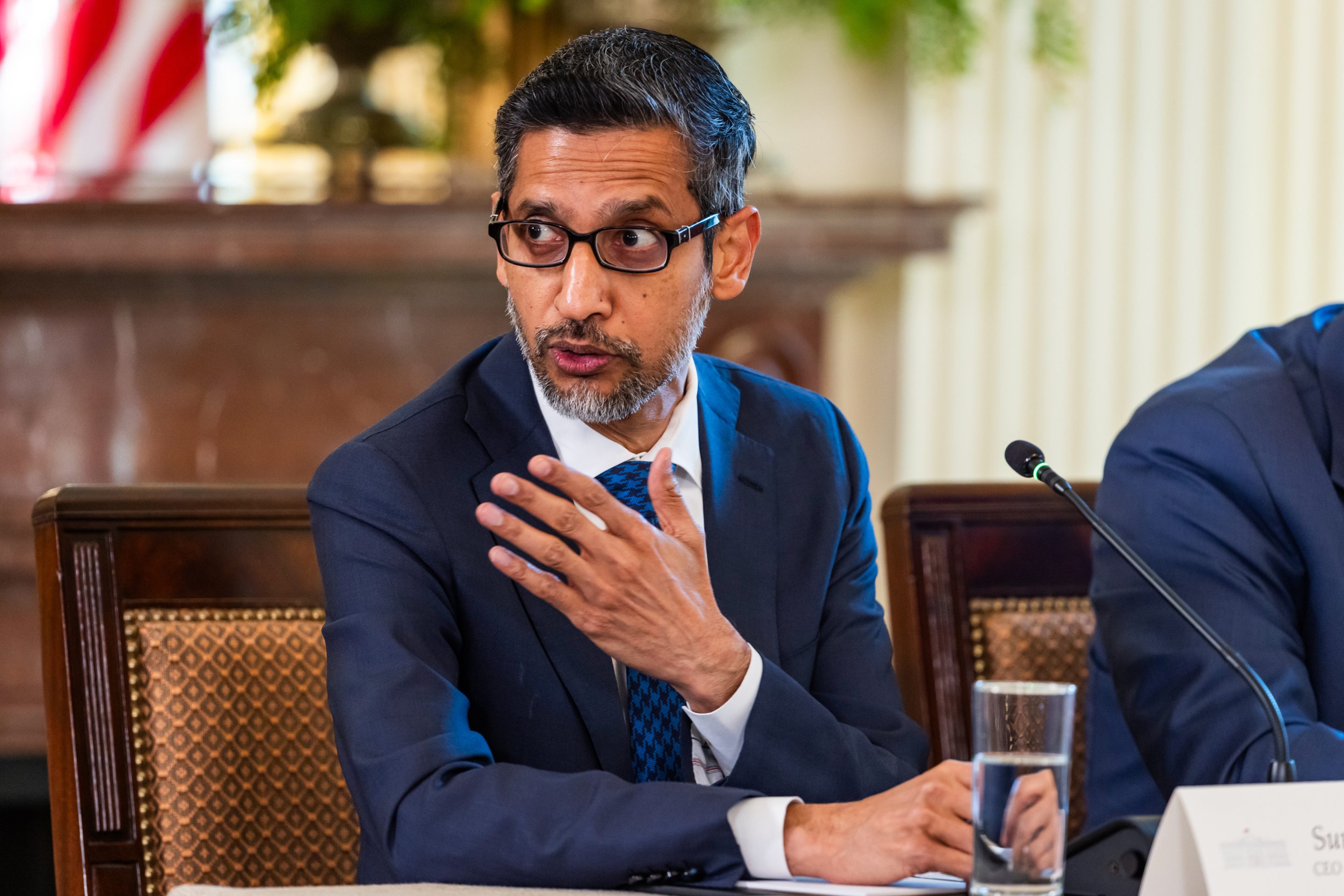 Sundar Pichai, chief executive officer of Alphabet Inc.