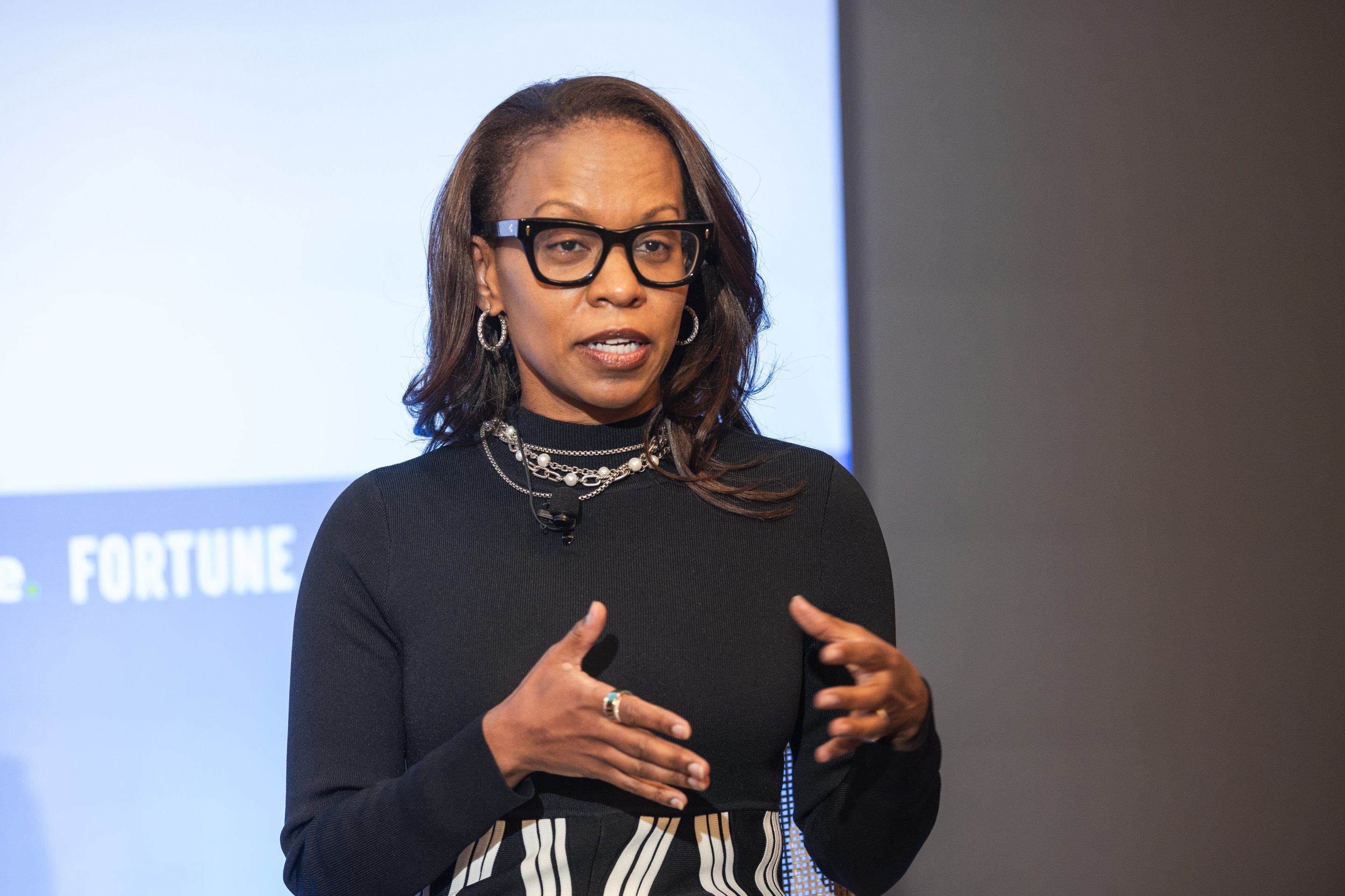 Deloitte principal Kulleni Gebreyes speaks at Fortune's MPW Summit in Washington, D.C., on Oct. 14, 2025.