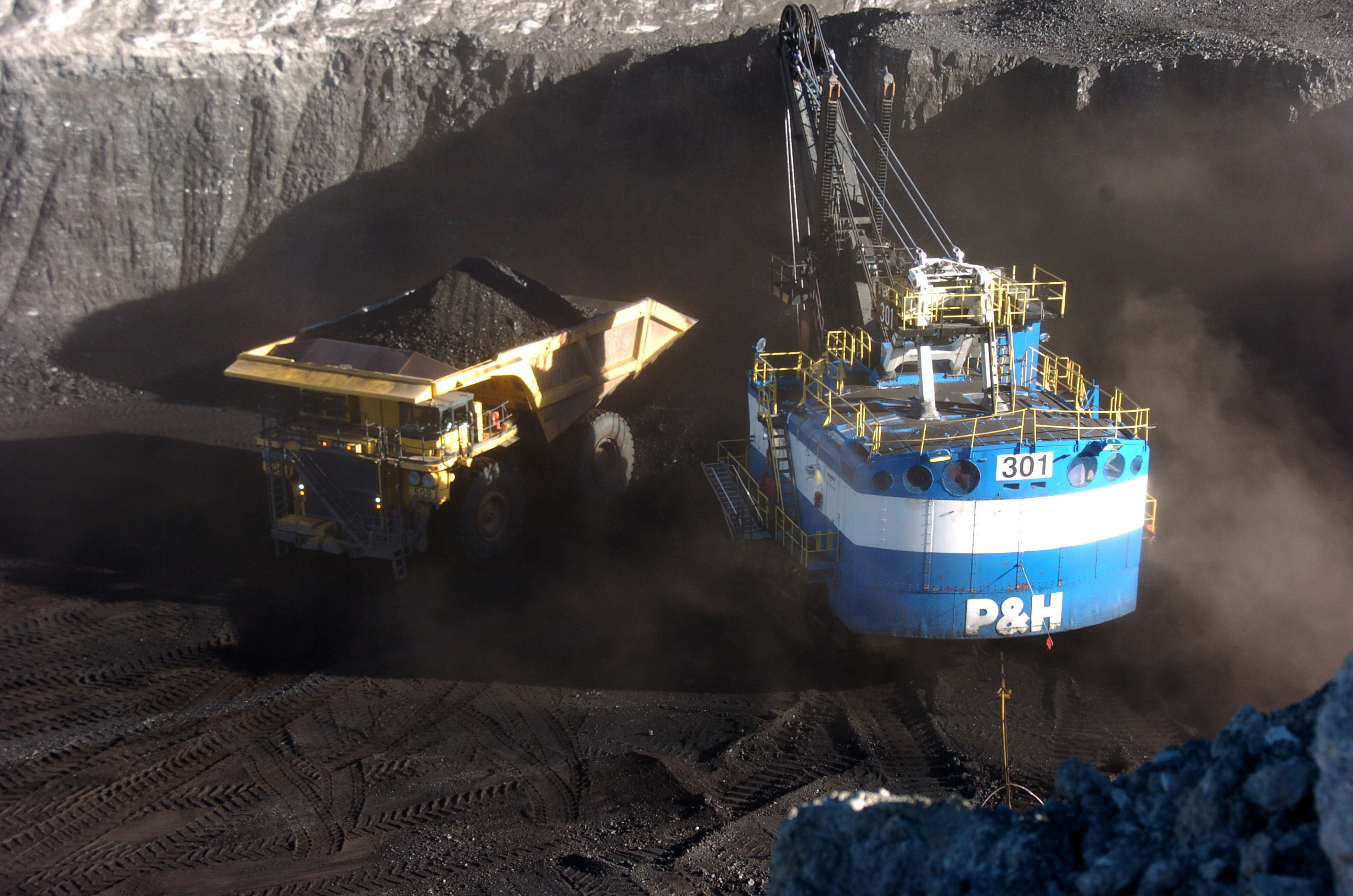 The Spring Creek mine near Decker, Mont., in 2016.