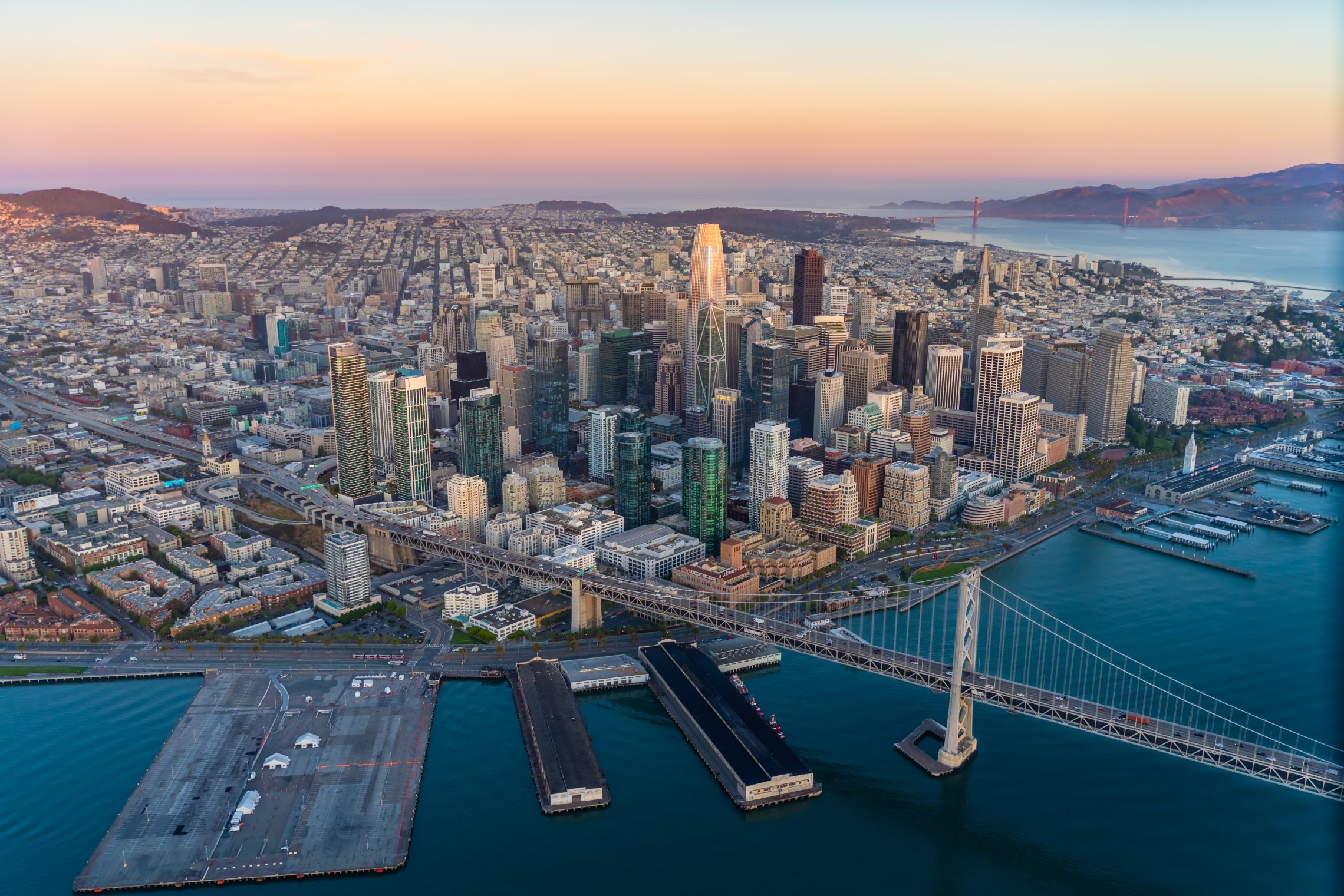 San Francisco skyline.