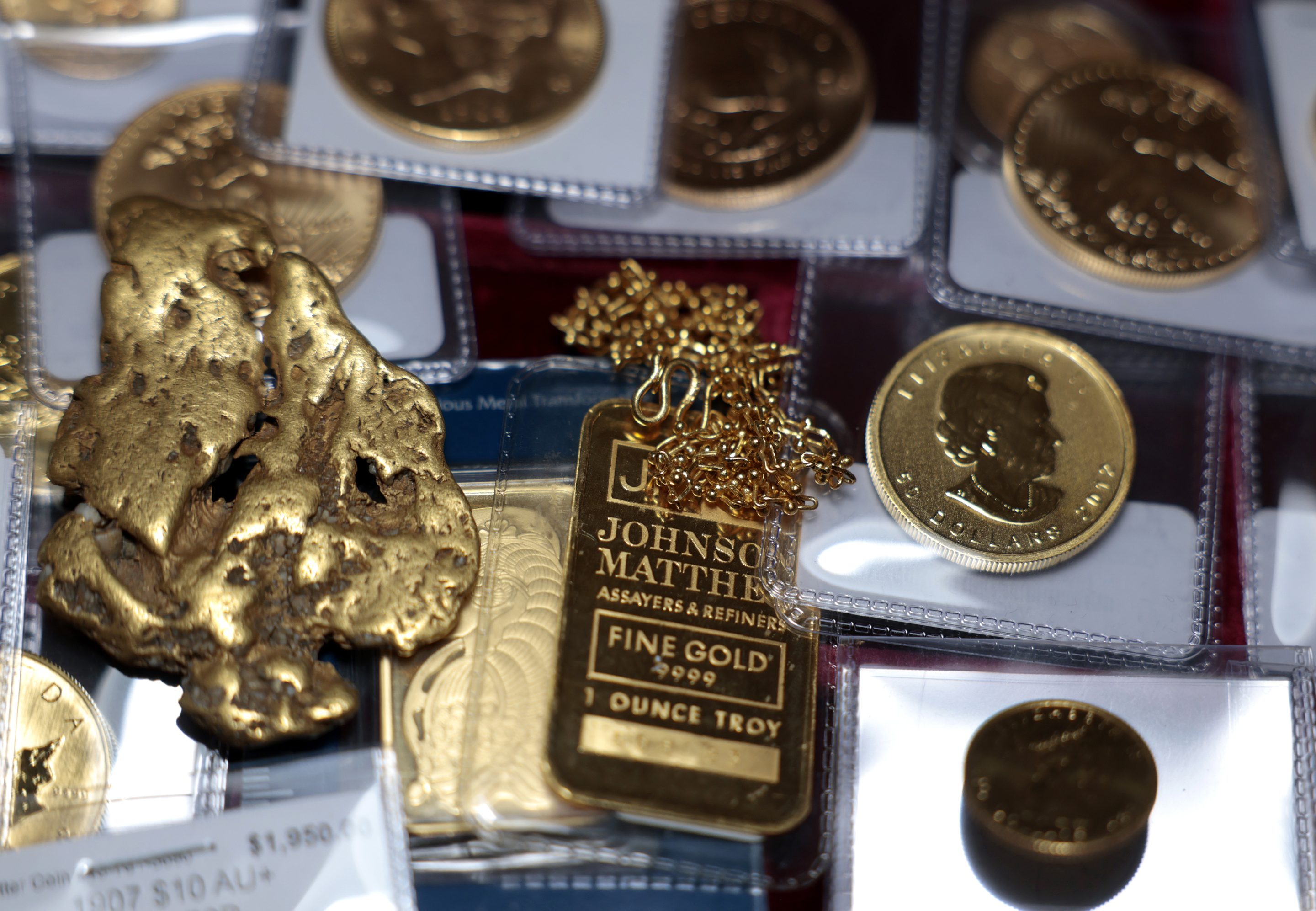 Investors pushed the price of gold to $4,000 per ounce.