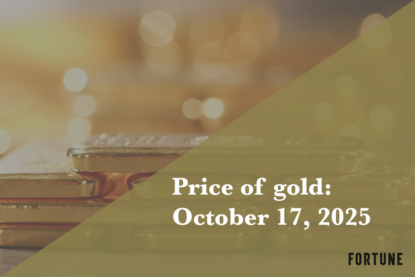 A pile of gold bars.