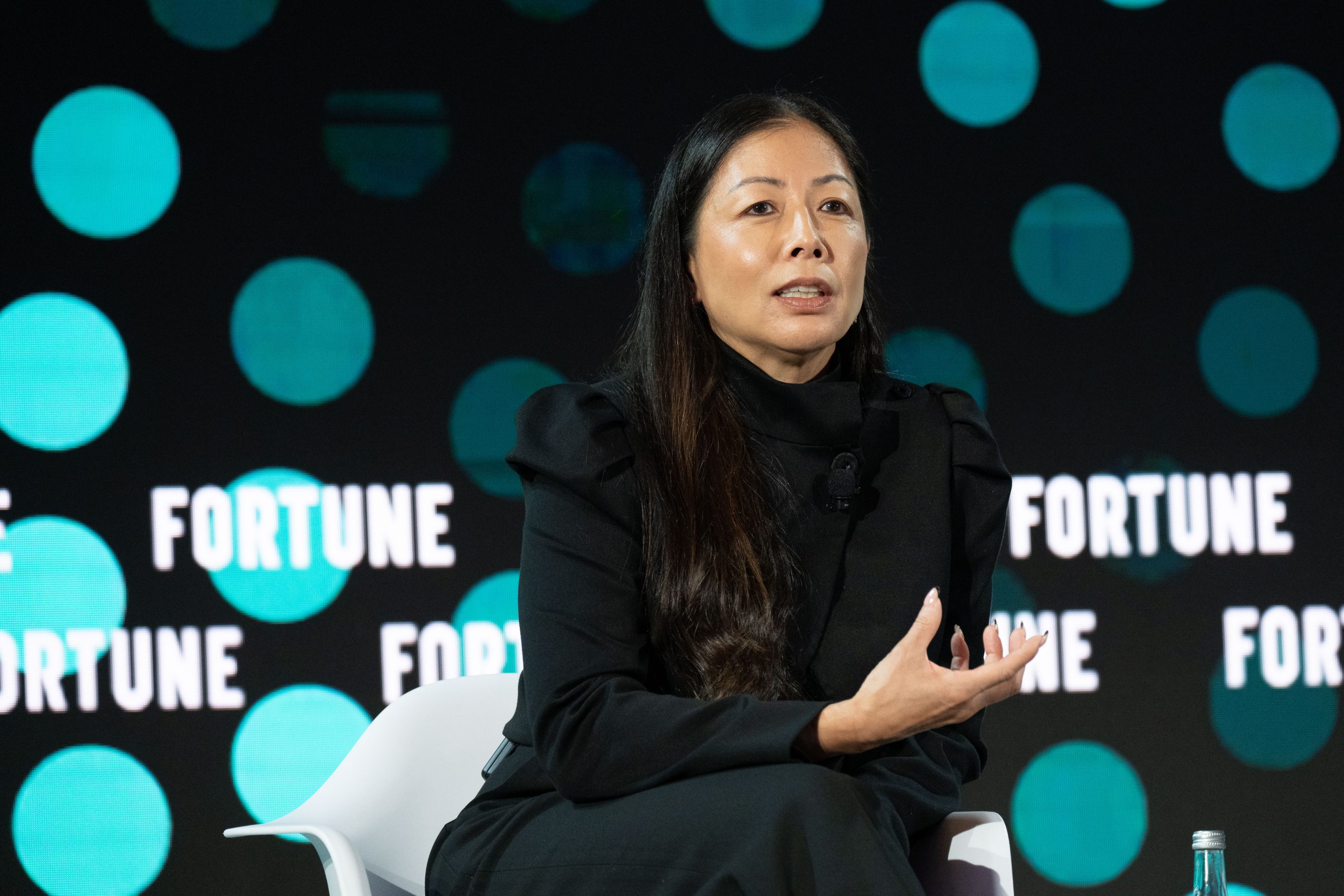 Wendy Tan White, CEO of Intrinsic, speaking at the Fortune Innovation Forum in Kuala Lumpur on Nov. 17, 2025.