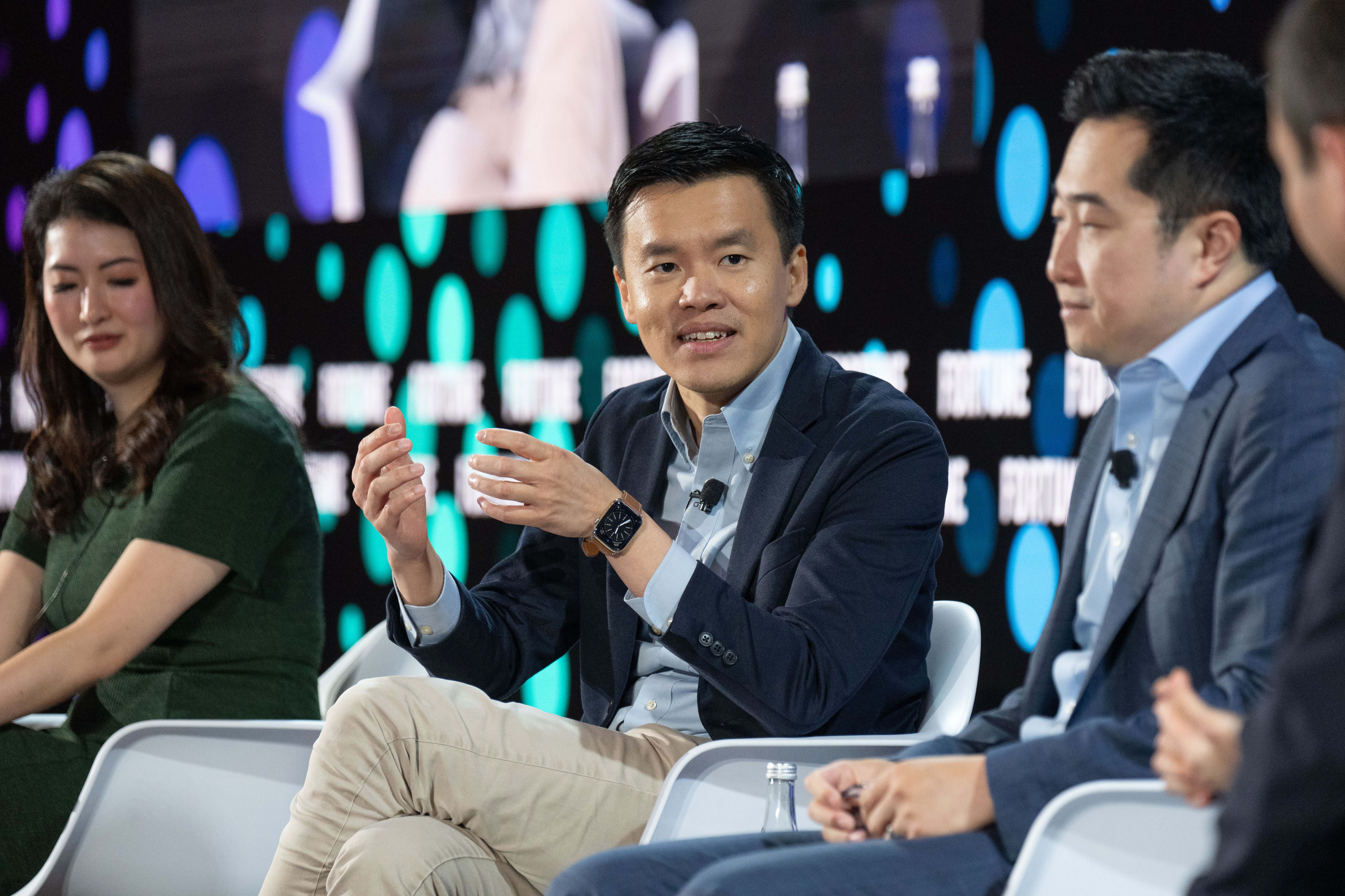 Chan Yip Pang, the executive director at Vertex Ventures SEA and India, speaks at a Fortune Innovation Forum panel in Kuala Lumpur on Nov. 17.