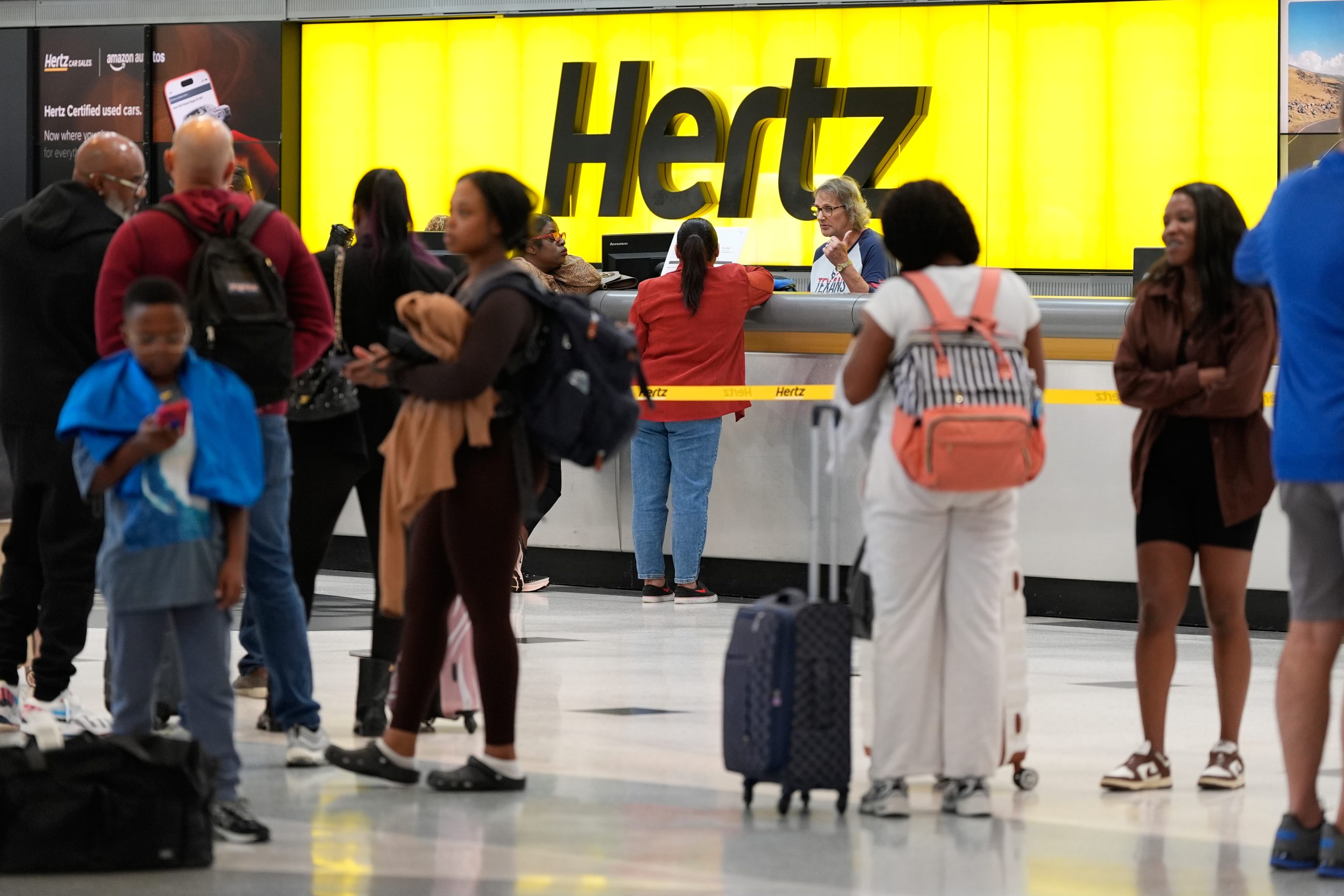 Airport travelers
