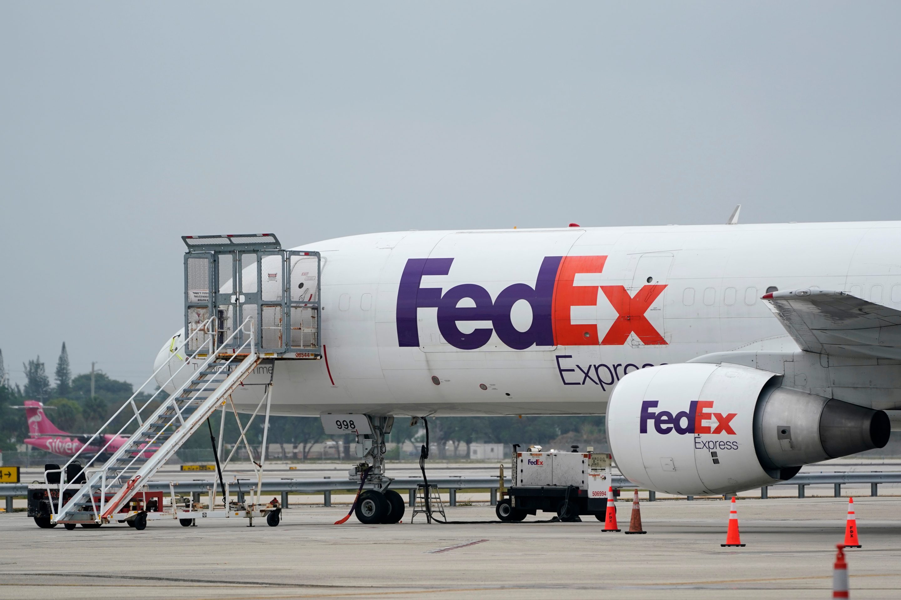 Several airports with major package distribution centers are on the list of airports that will reduce capacity.