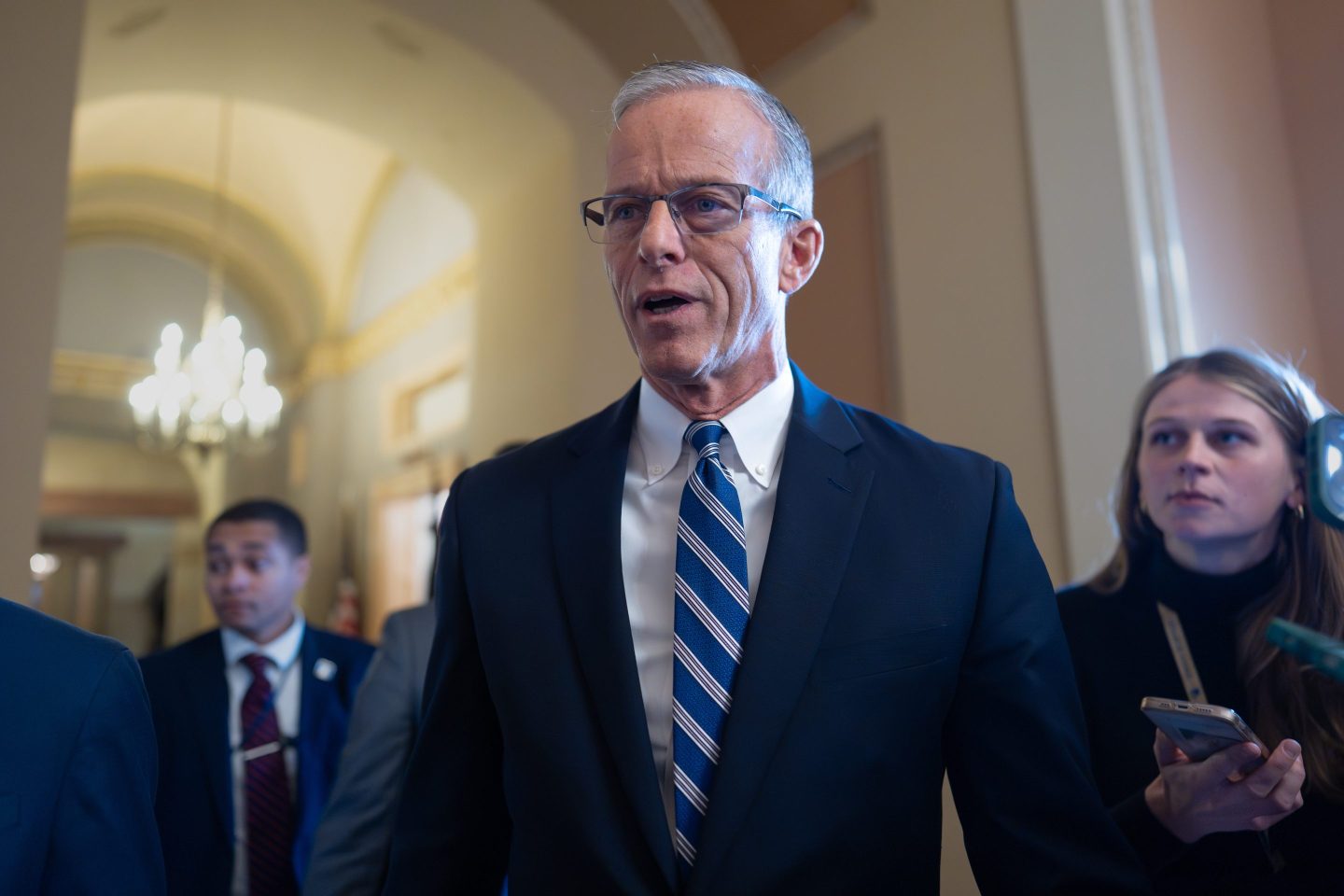 Senate leader says a potential shutdown deal is coming together as Dems weigh extending ACA subsidies or accepting a promise on a future vote