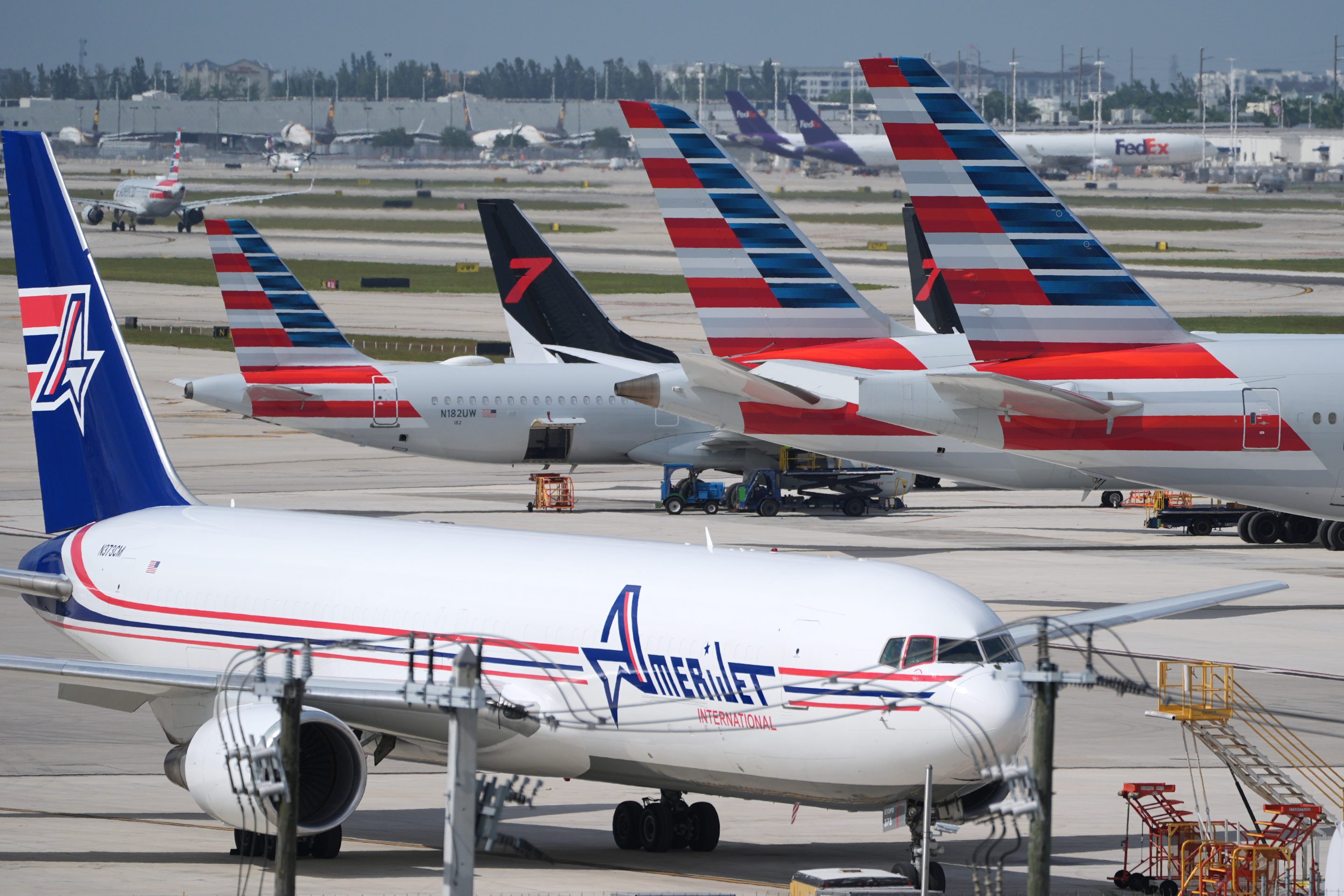 Airplanes at airport