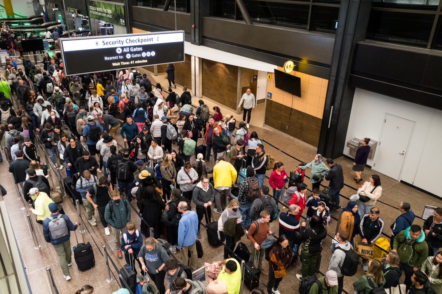 The air travel nightmare: TSA lines stretch for hours while workers go without pay