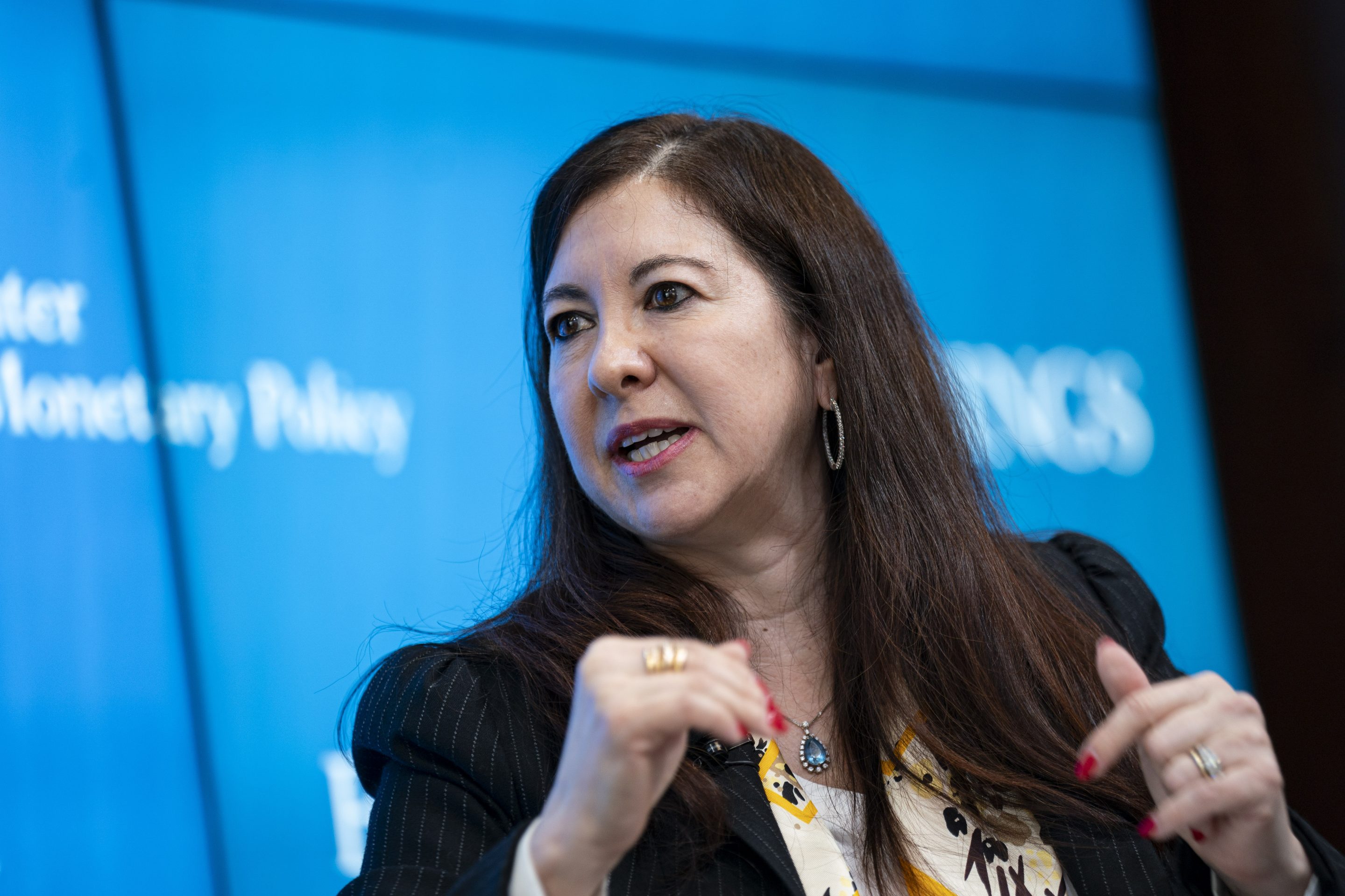 Then-Fed Governor Adriana Kugler in Washington, DC, on Feb. 7, 2024.