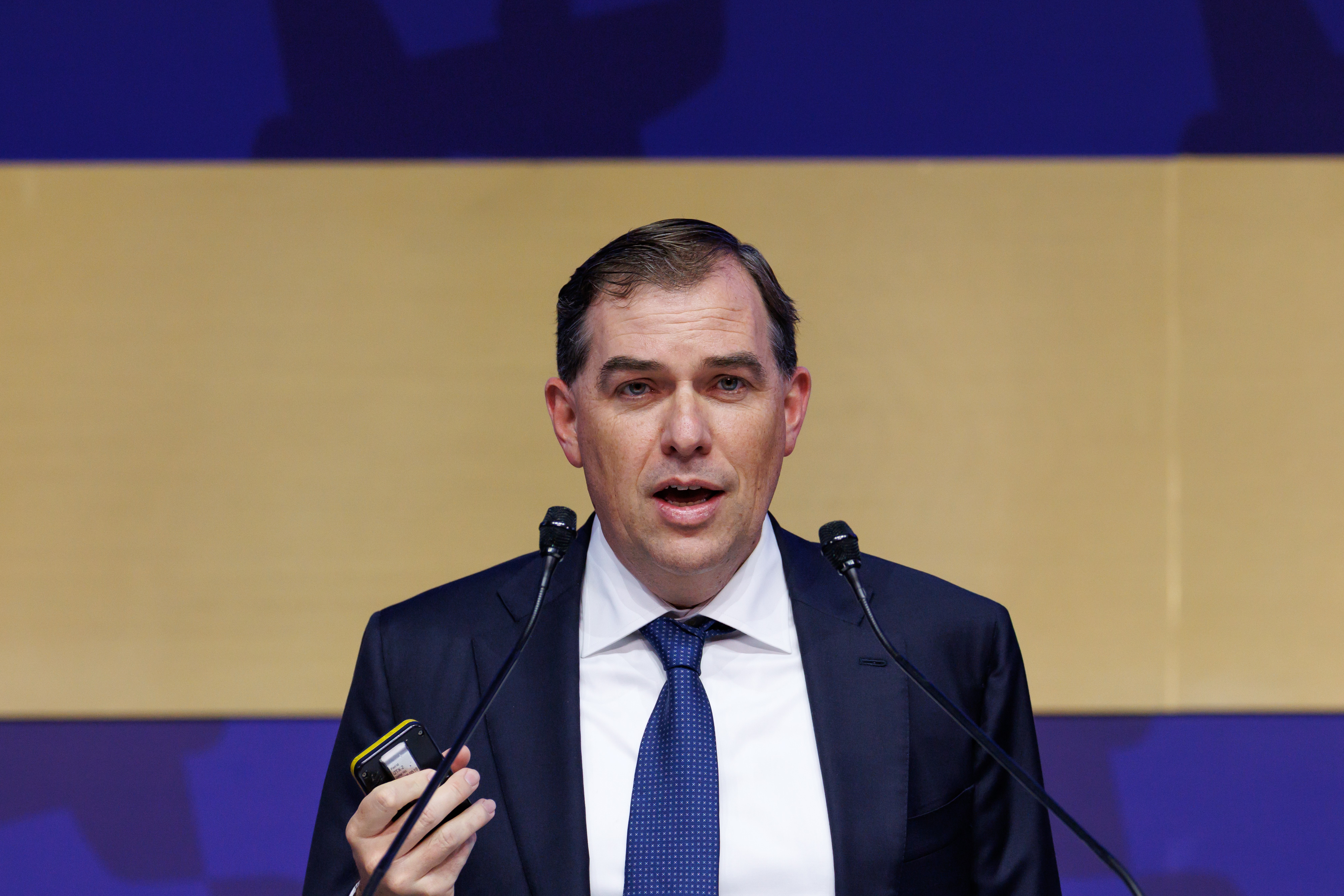 Amazon Web Services CEO Matt Garman in Gyeongju, South Korea on Oct. 29, 2025. (Photo: SeongJoon Cho/Bloomberg/Getty Images)