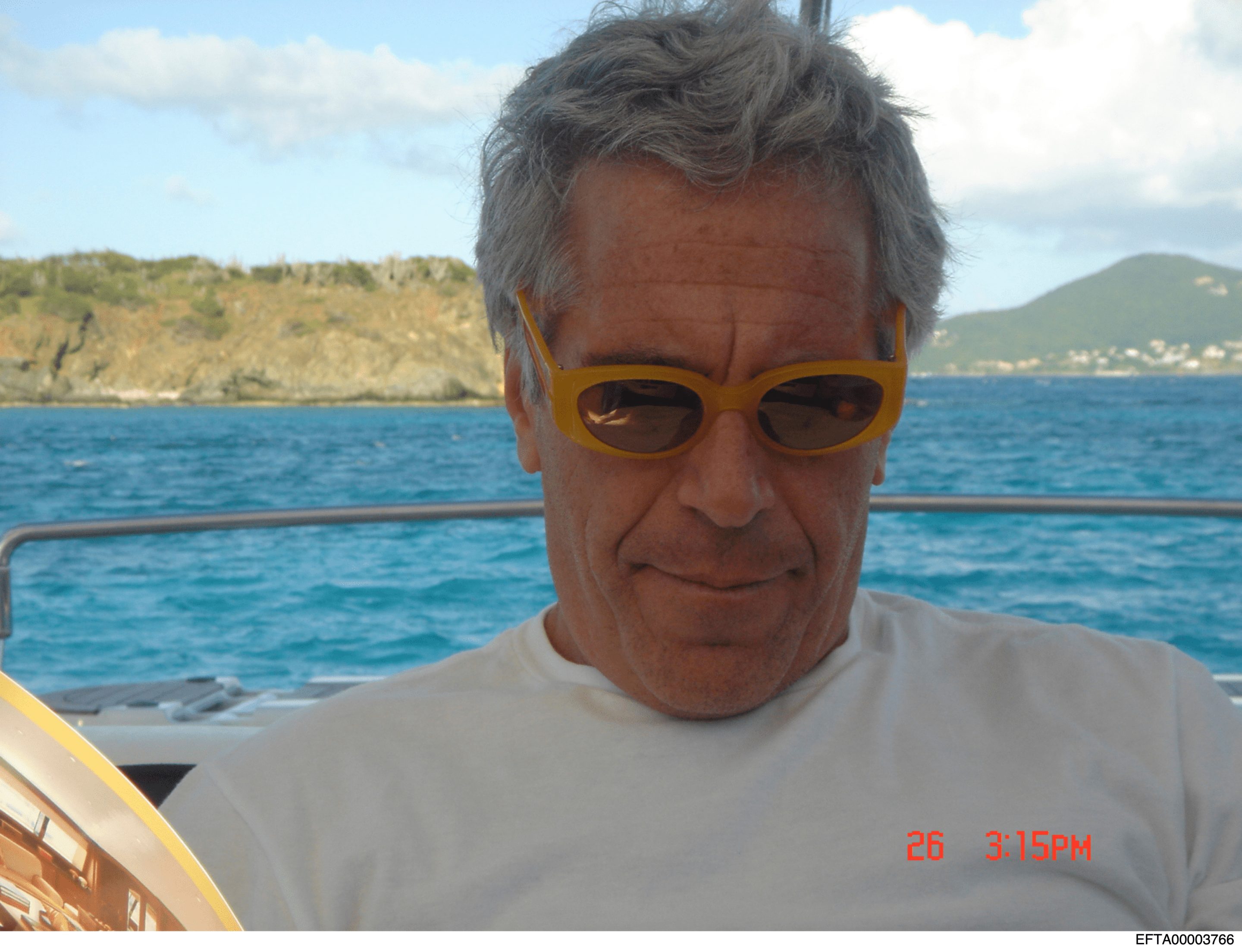 This undated photo released by the Department of Justice shows Jeffrey Epstein.