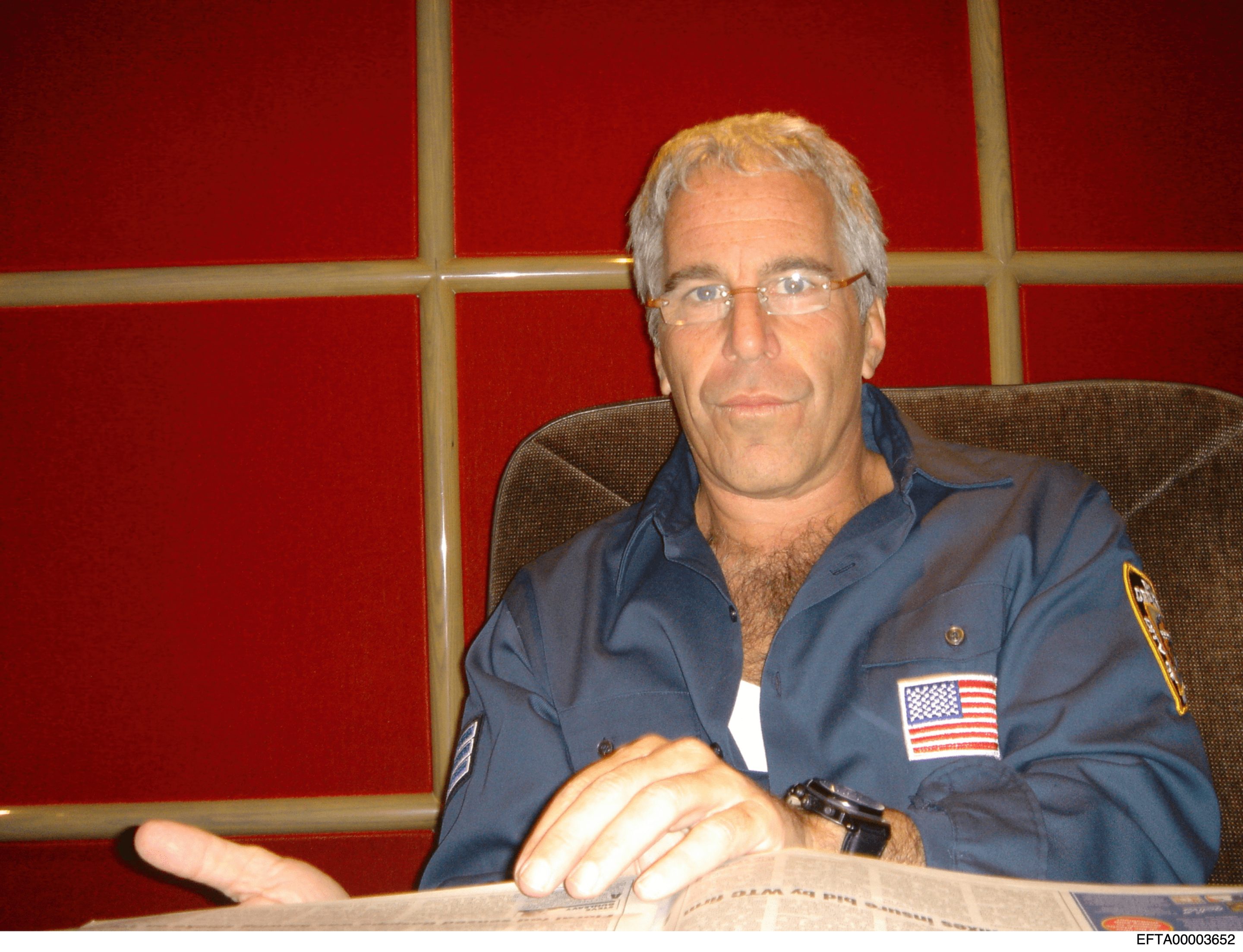 This undated photo released by the U.S. Department of Justice shows Jeffrey Epstein.