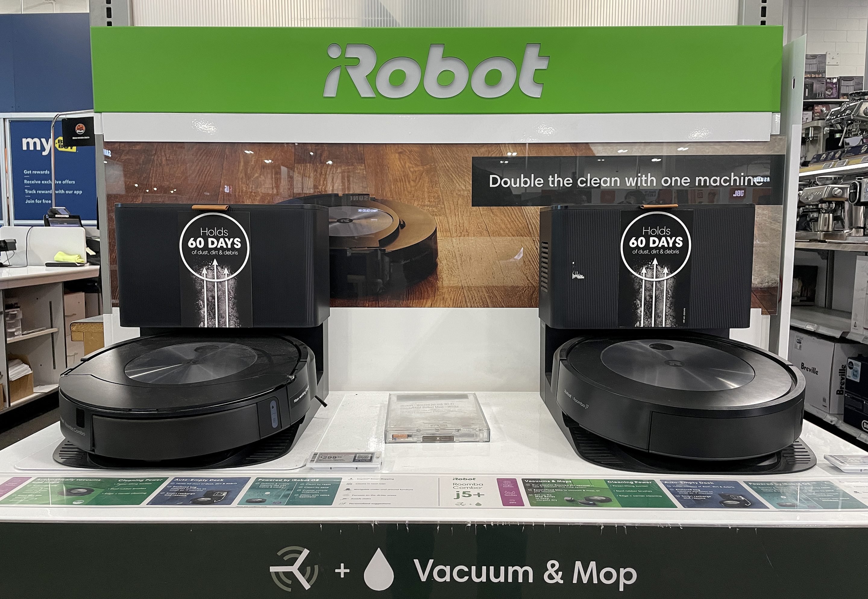 iRobot still controls 42% of the US robo-vacuum market.