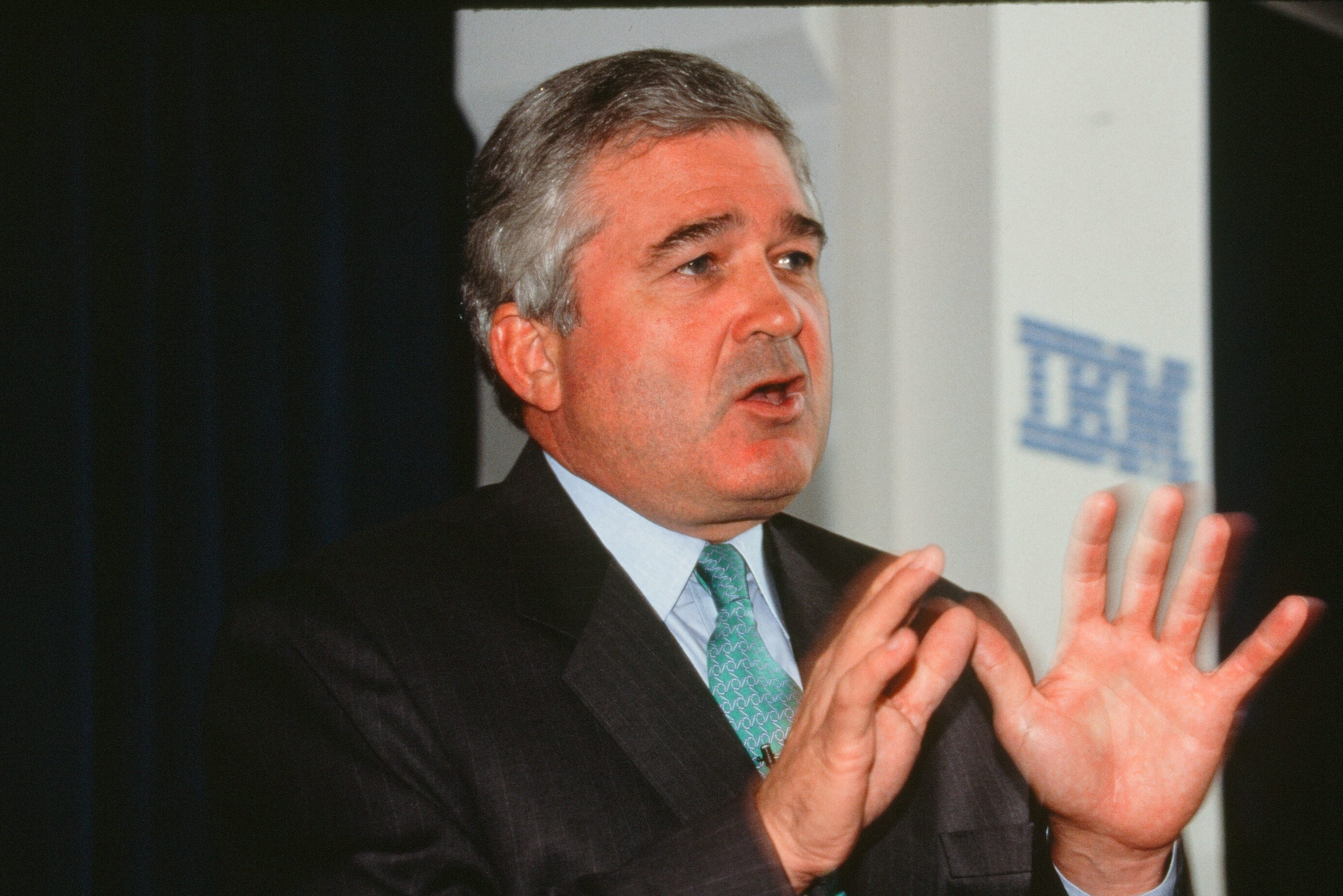 Louis Gerstner in New York on June 5, 1995.