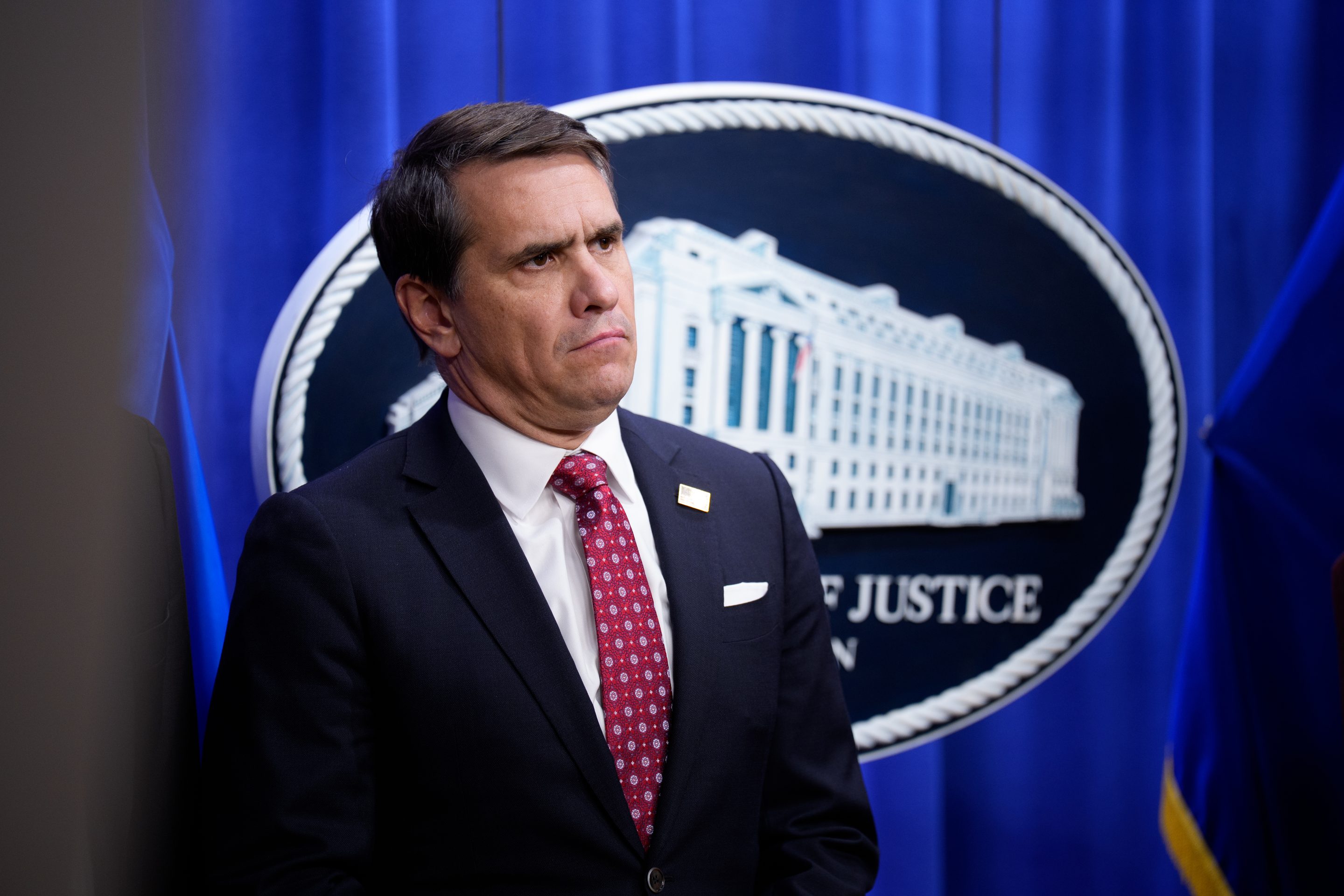 Deputy Attorney General Todd Blanche at the Justice Department on Nov. 19, 2025, in Washington, D.C.