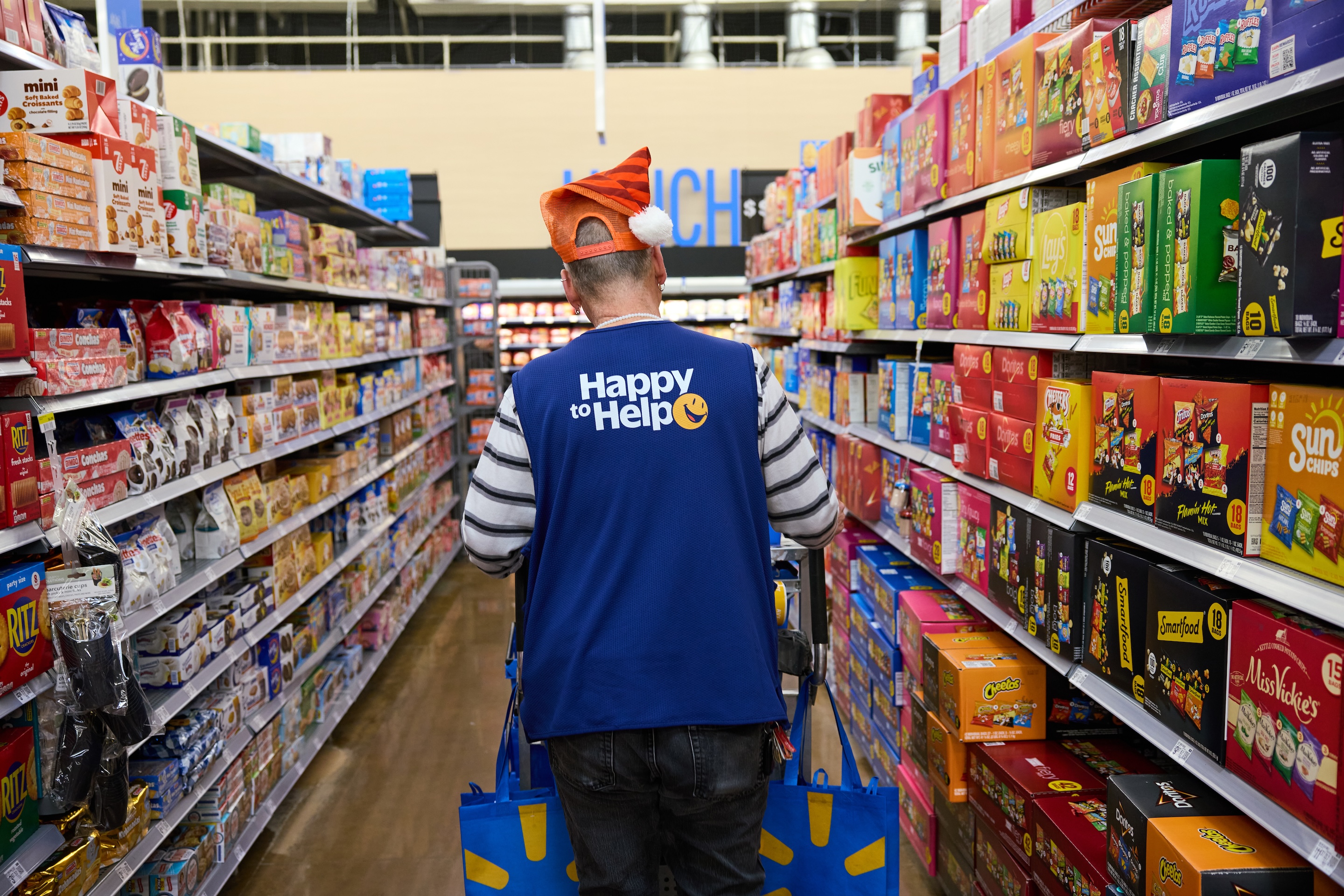 Some stores are still open on Christmas Day.