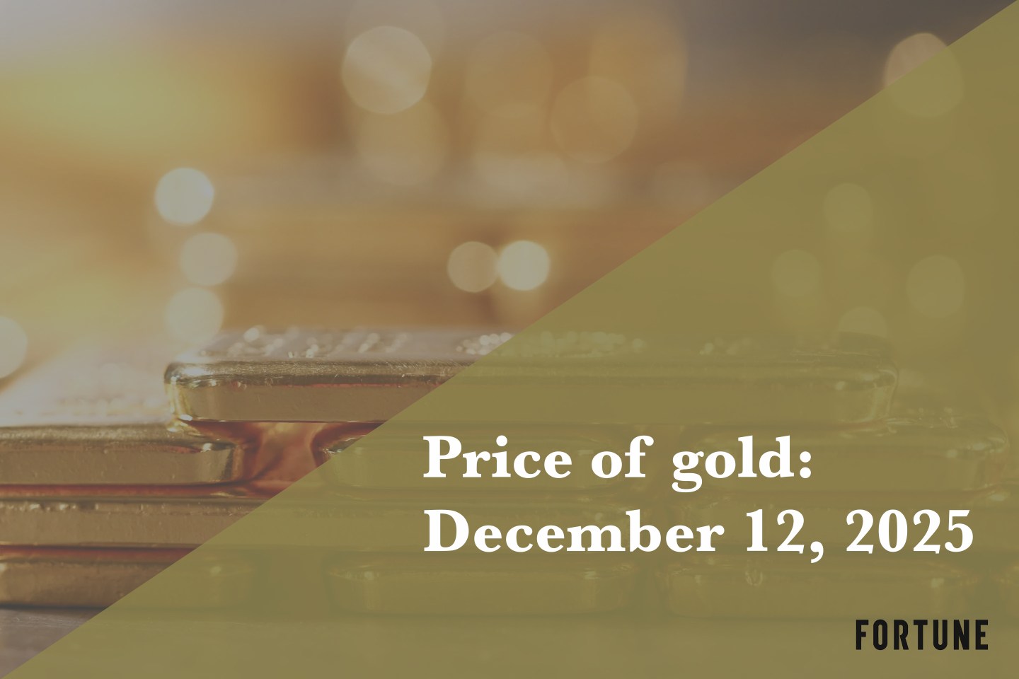 A pile of gold bars.