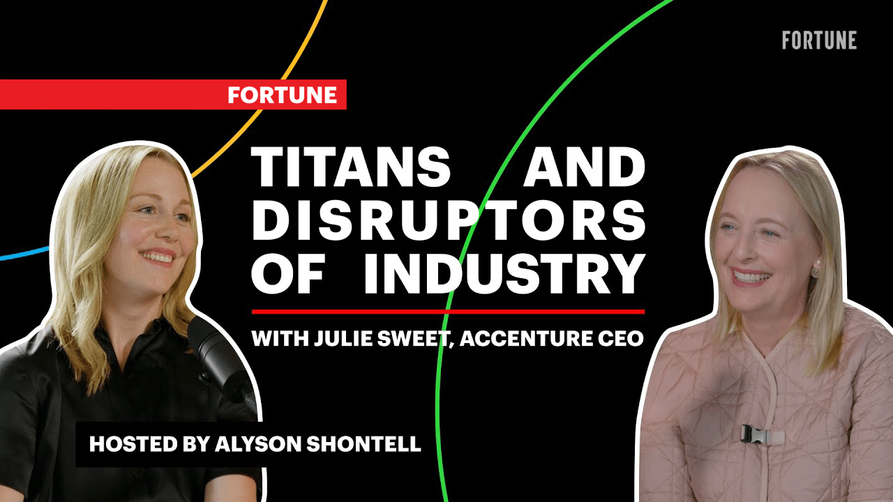 Accenture CEO Julie Sweet reflects on her career—and how she has created a team of leaders