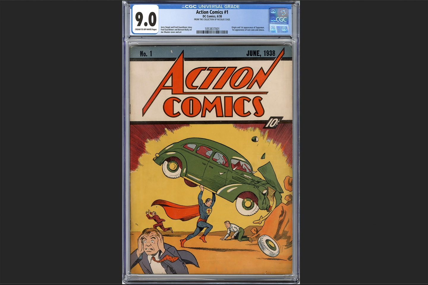 The ‘Holy Grail of comic books’ that Nicolas Cage bought for $150,000 before it was stolen sells at auction for a record $15 million
