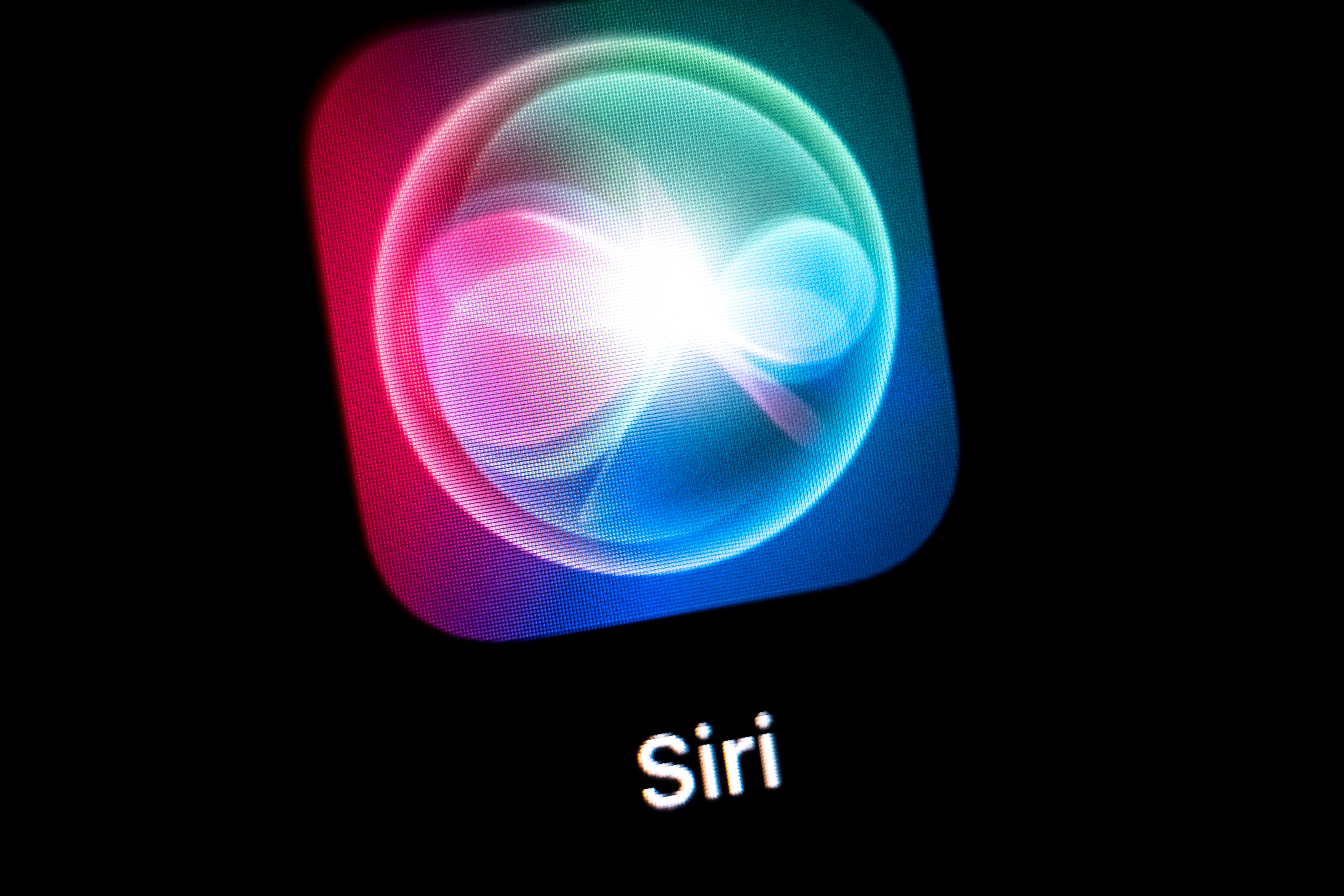 The Siri application icon in October 2025. (Photo: Nikolas Kokovlis/NurPhoto/Getty Images)