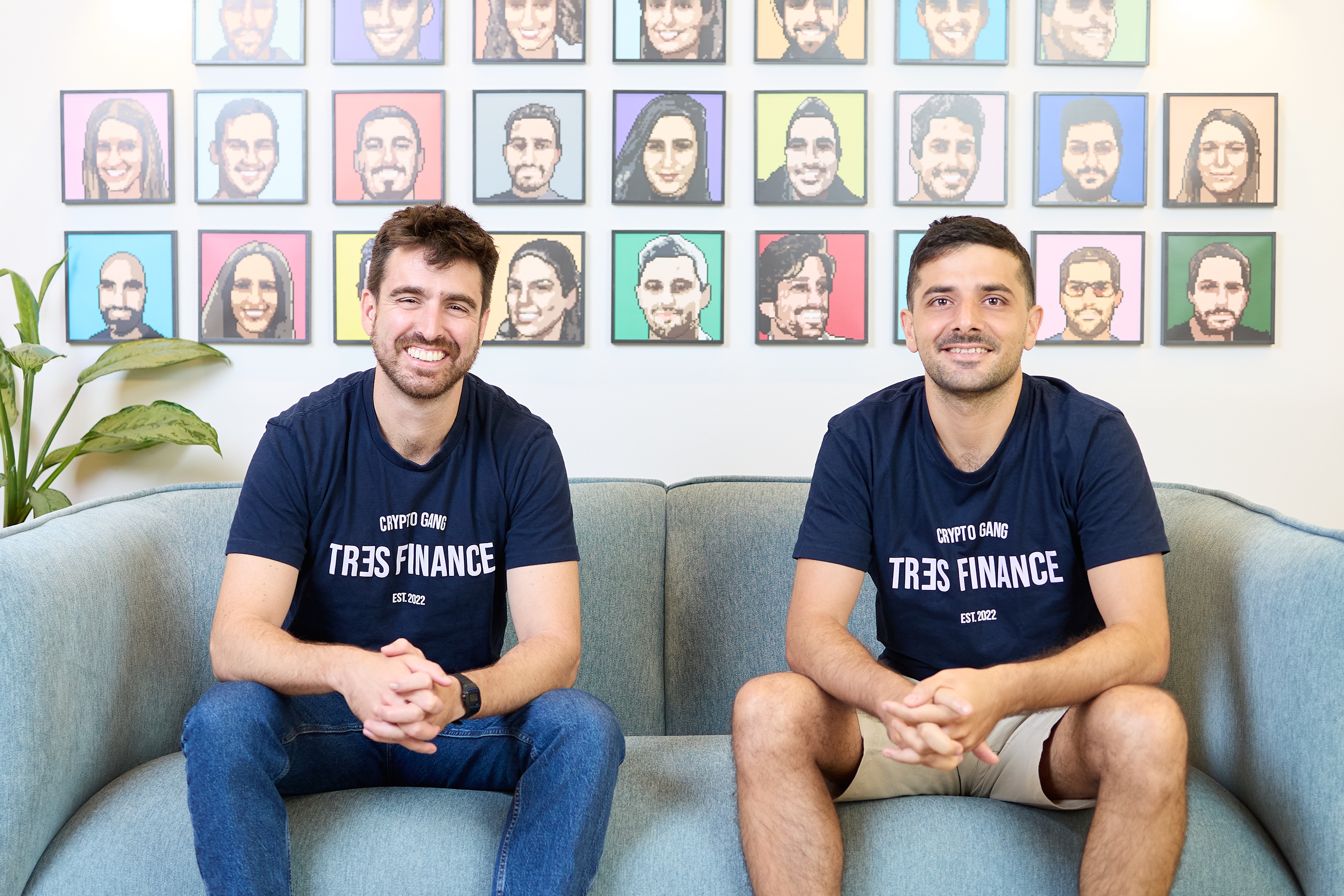 TRES Finance cofounders Tal Zackon (left) and Eilon Lotem.