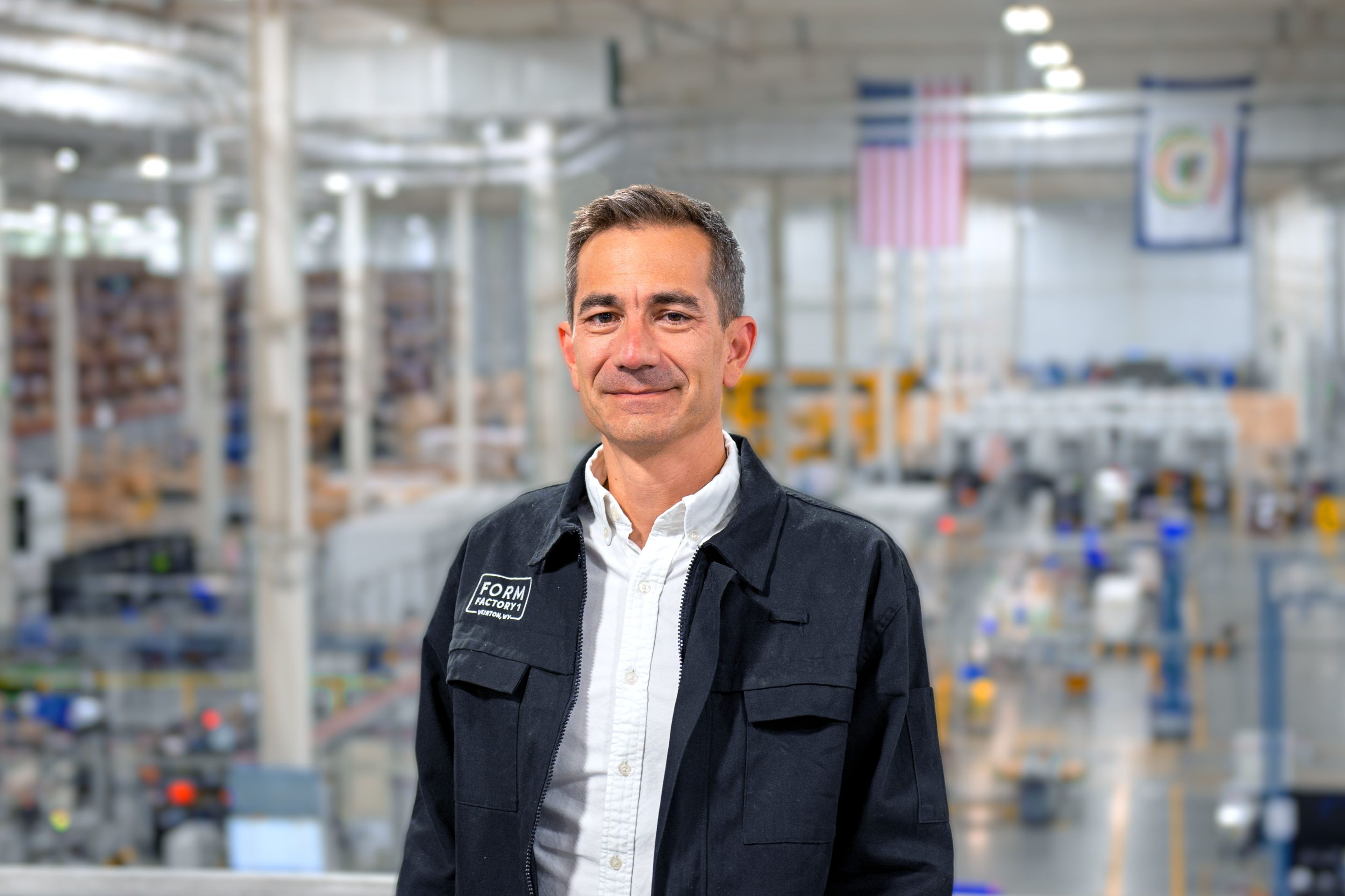 Form Energy CEO Mateo Jaramillo is pictured at Form Factory 1 in Weirton, West Virginia.