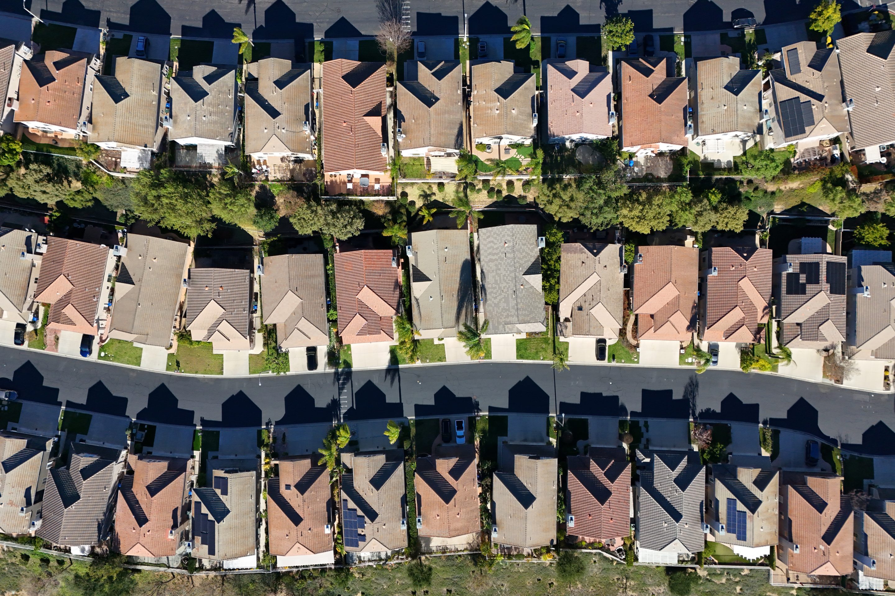Suburban homes