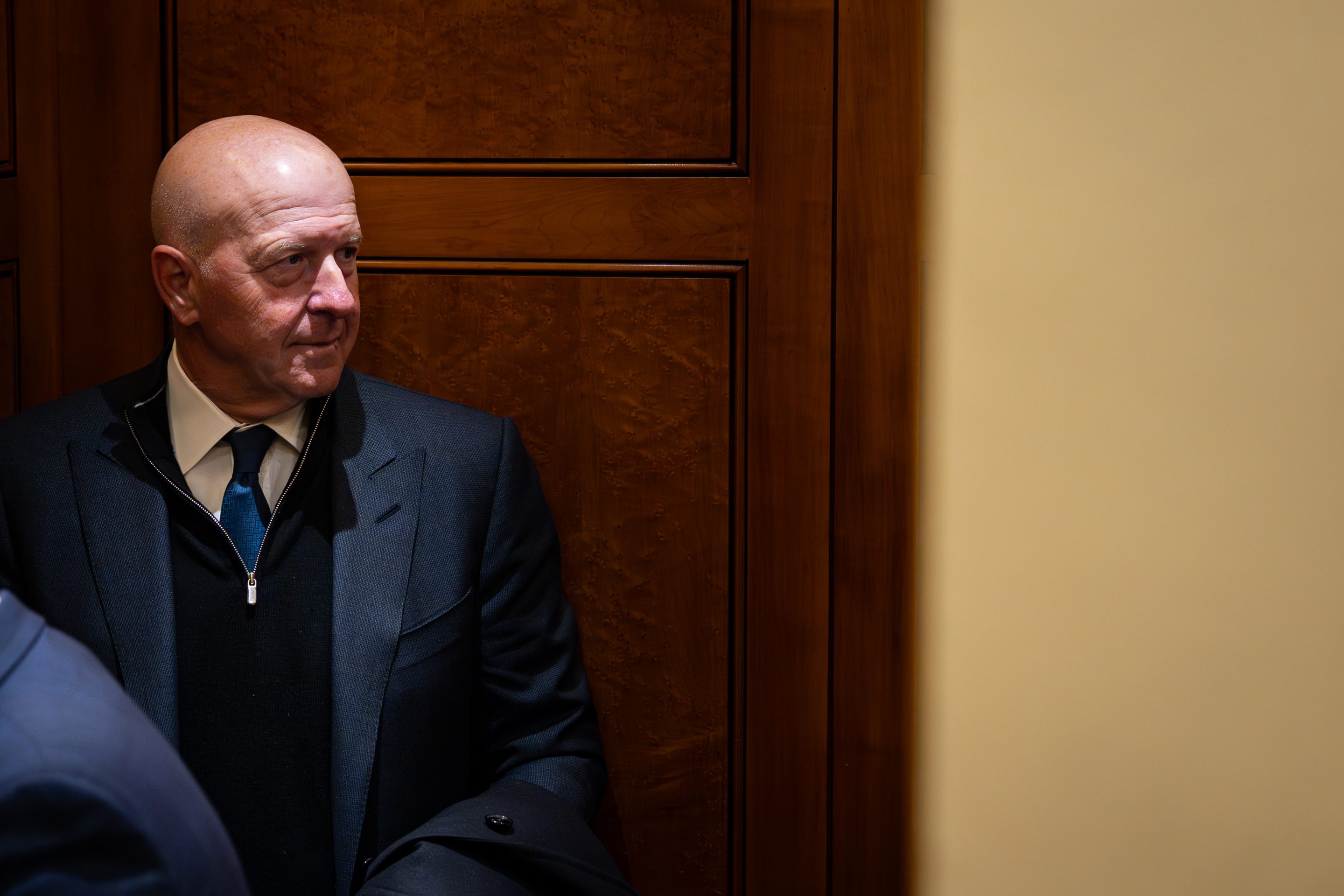 David Solomon, chief executive officer of Goldman Sachs Group Inc., arrives at the US Capitol in Washington, DC, US, on Thursday, Jan. 29, 2026.