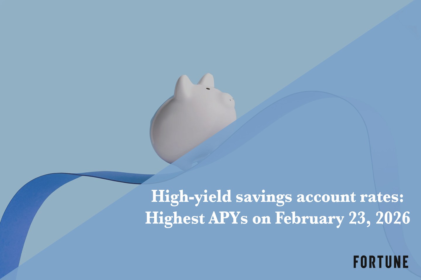 The top high-yield savings rates: Up to 5.00% on Feb. 23, 2026