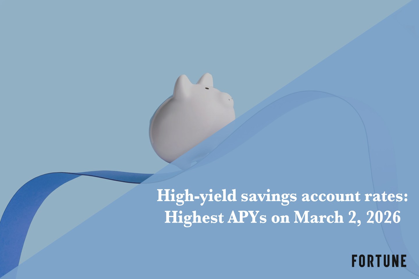 The top high-yield savings rates: Up to 5.00% on March 2, 2026