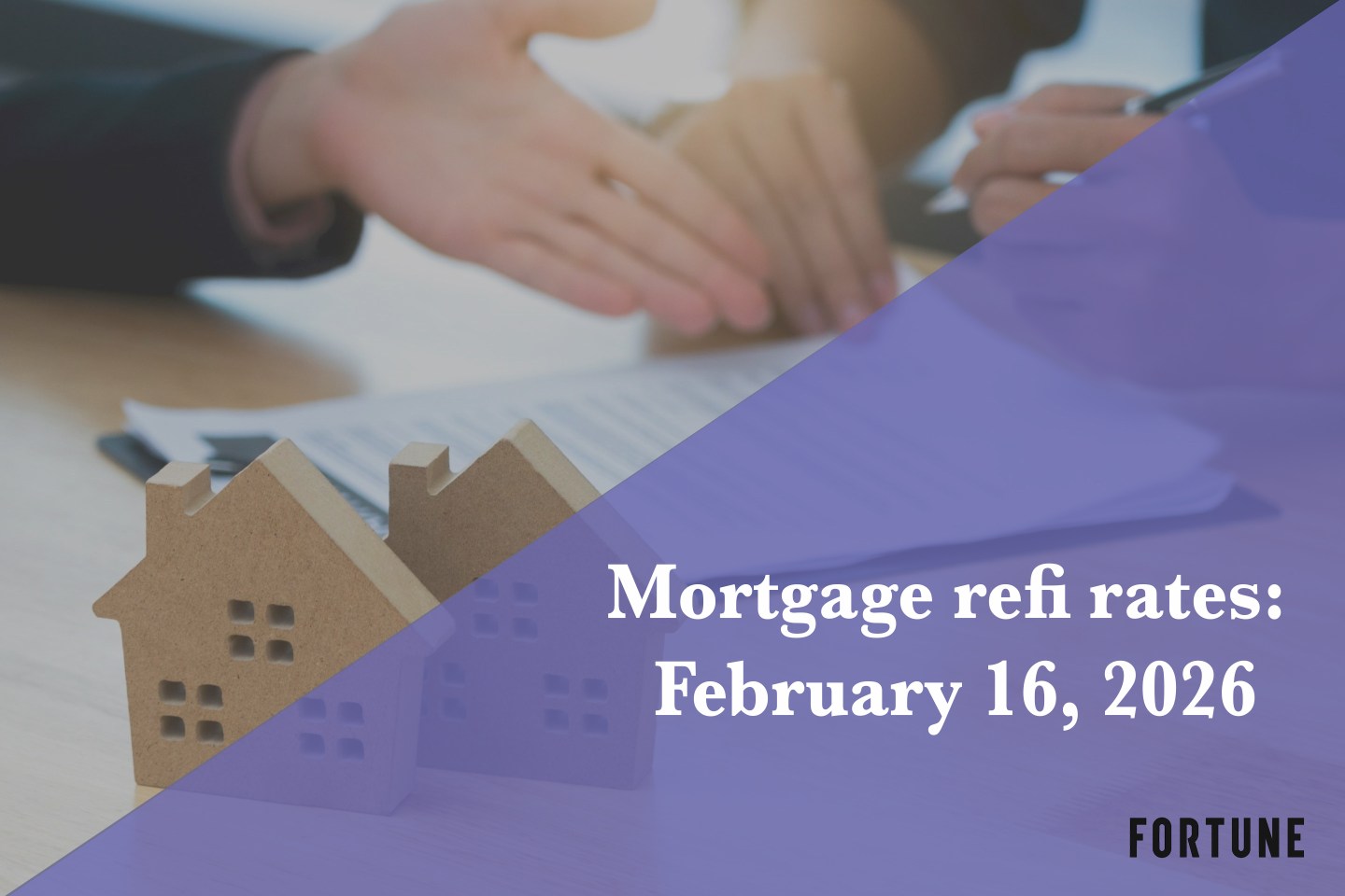Current refi mortgage rates report for Feb. 16, 2026