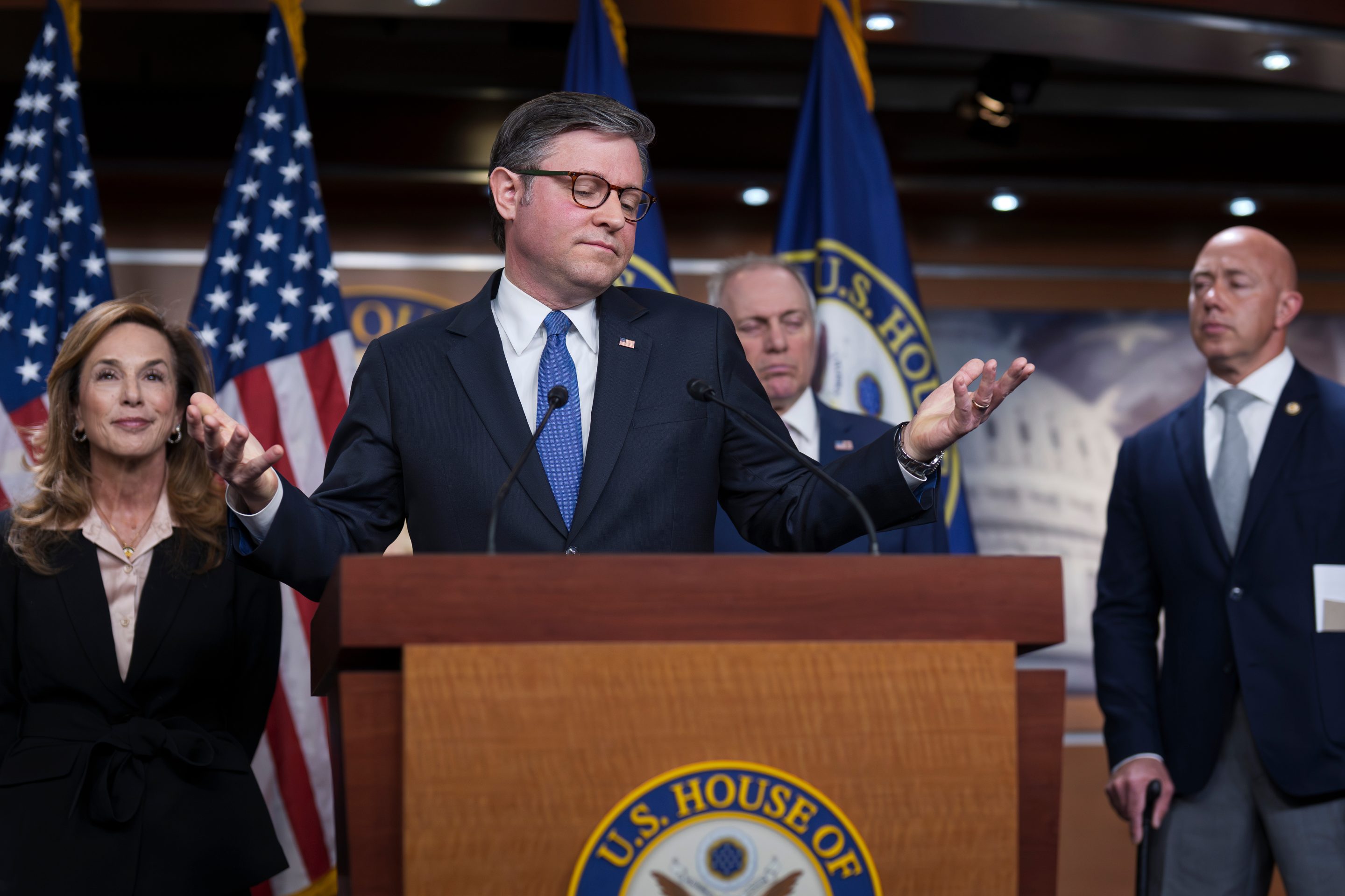The narrow vote of 212-219 was down party lines.