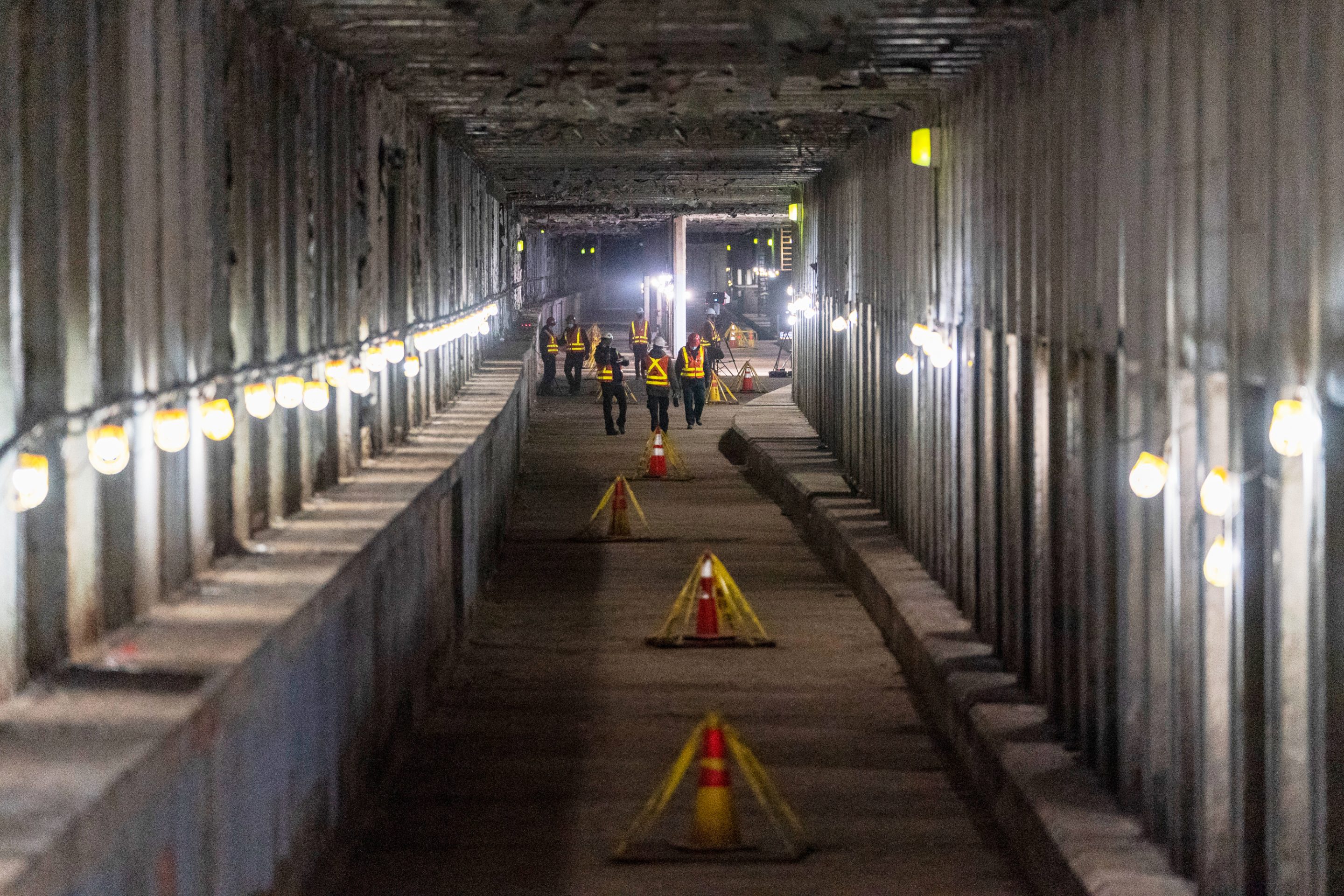 train tunnel construction
