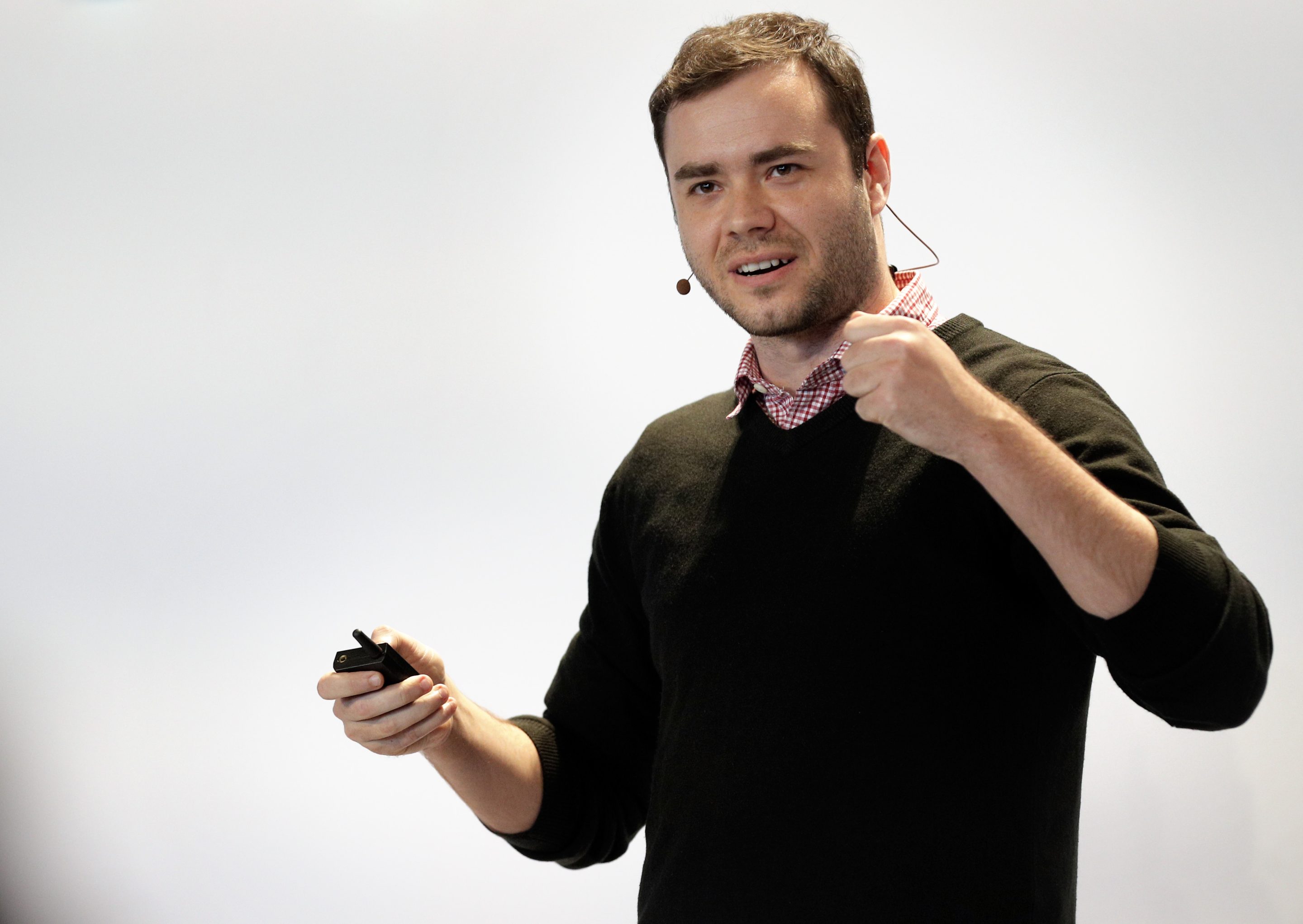 Andrej Karpathy at the Train AI conference at Pier 27 in San Francisco on May 10, 2018.