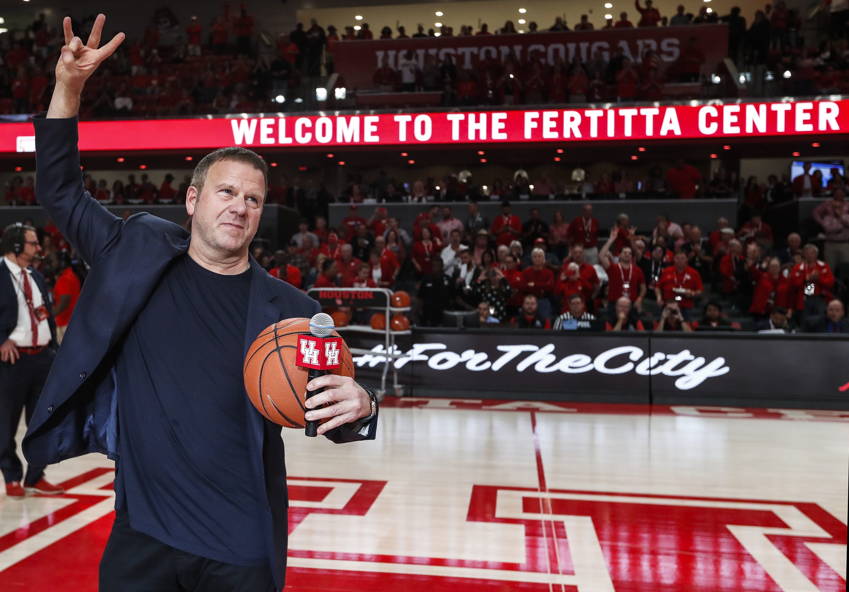 Billionaire hospitality mogul Tilman Fertitta is a major supporter of Houston's basketball program.
