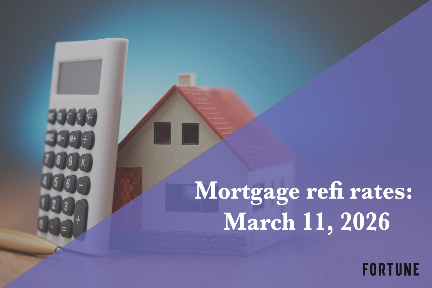 Current refi mortgage rates report for March 11, 2026