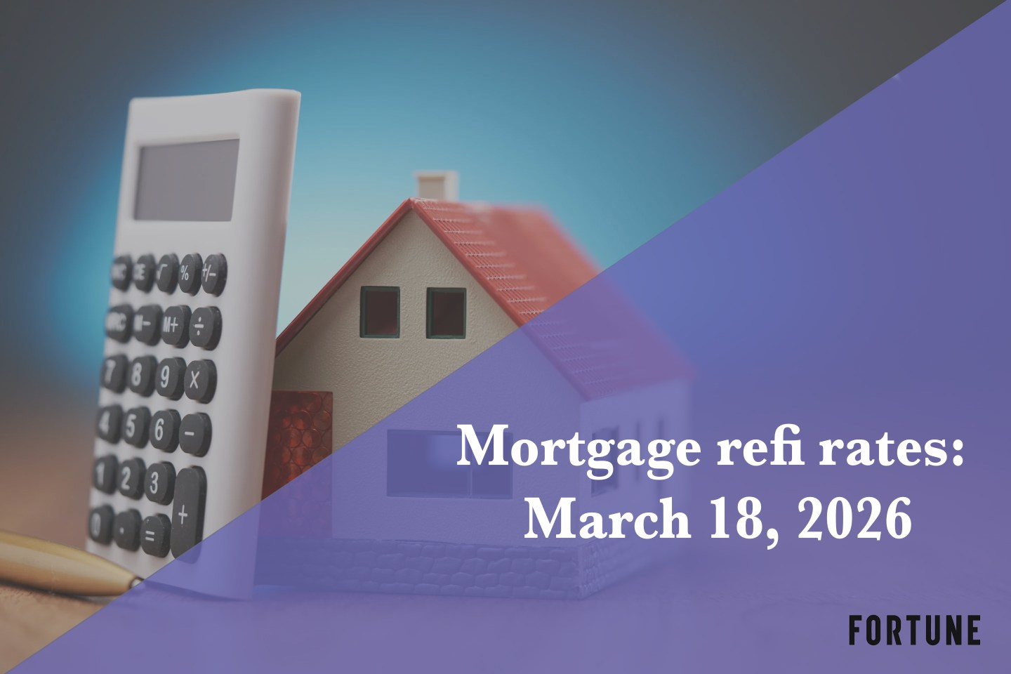 Current refi mortgage rates report for March 18, 2026