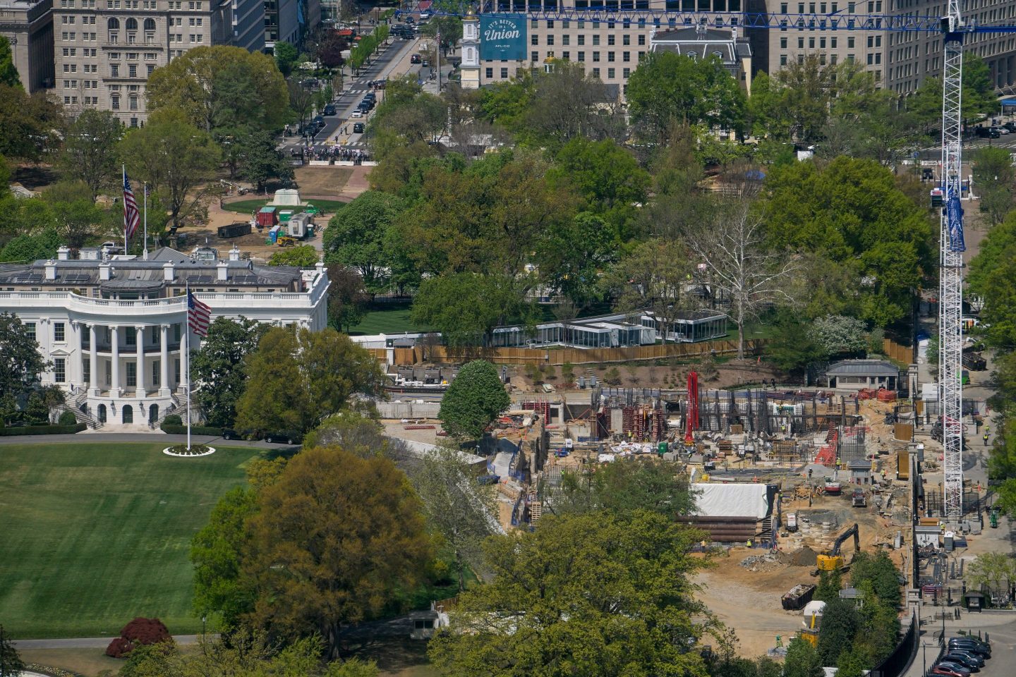 Appeals court says national security implications of halting White House ballroom construction must be weighed