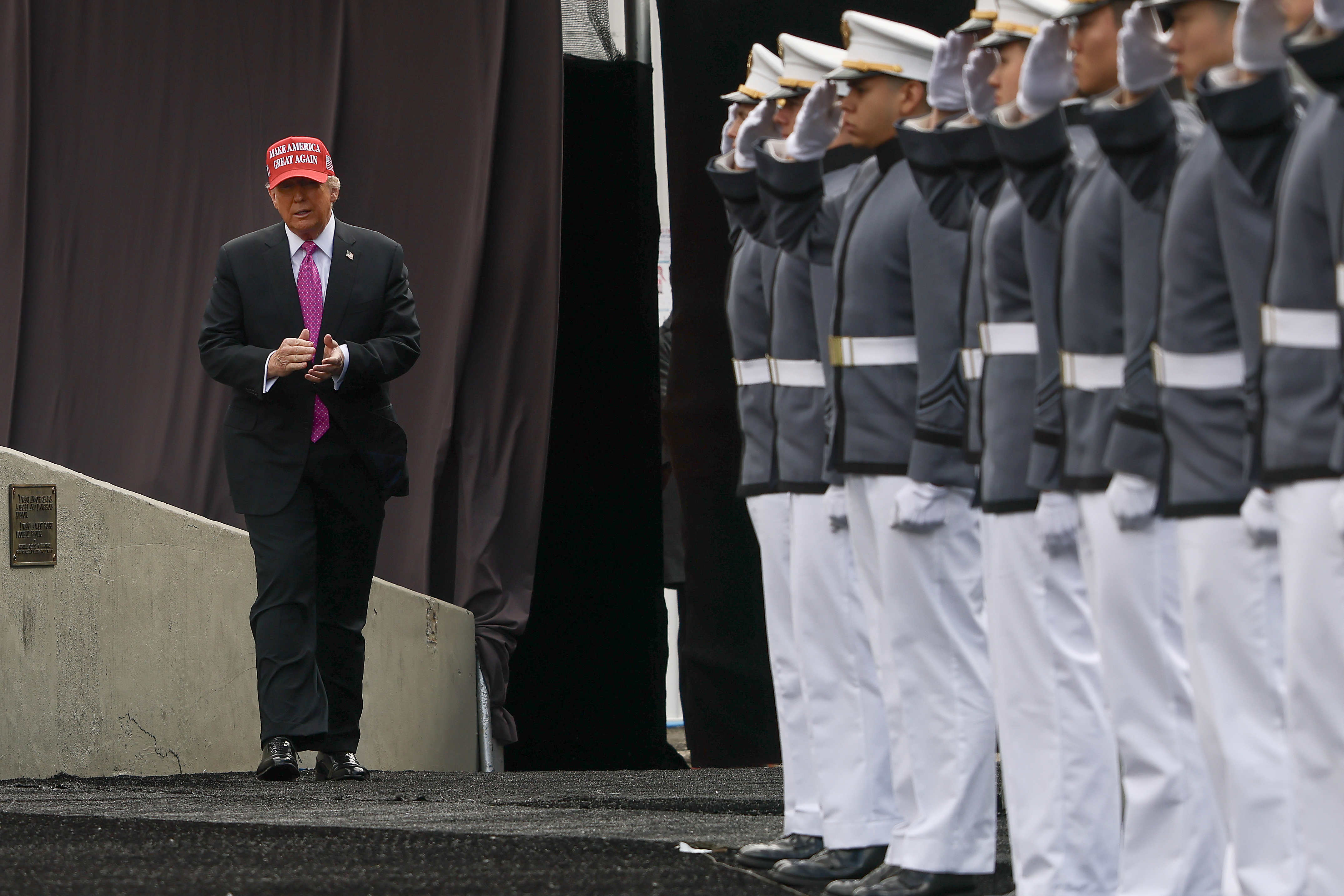 President Trump Speaks At West Point Commencement Ceremony