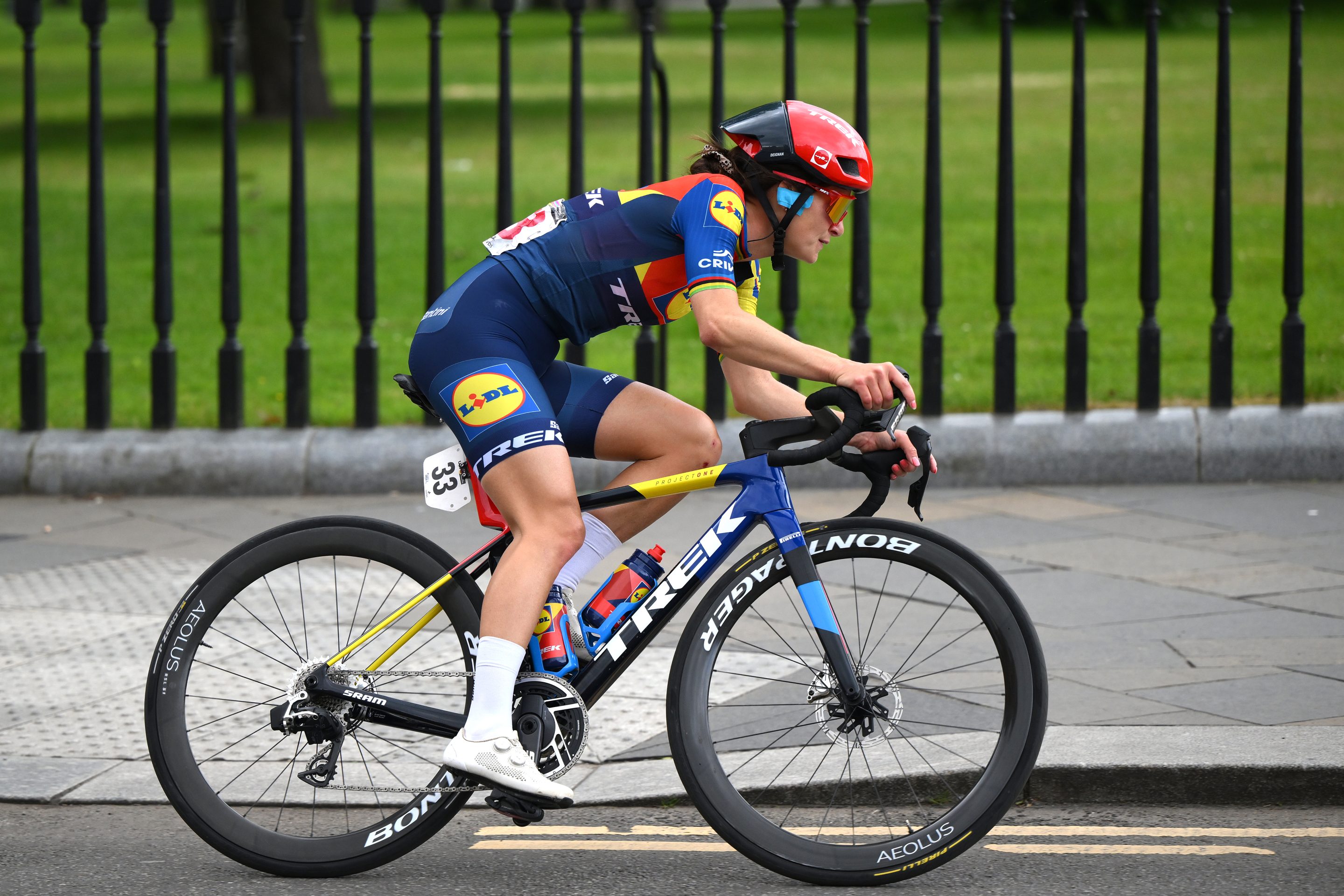 Elizabeth Deignan of Team Lidl - Trek explained that Trek matching awards in cycling just made sense.