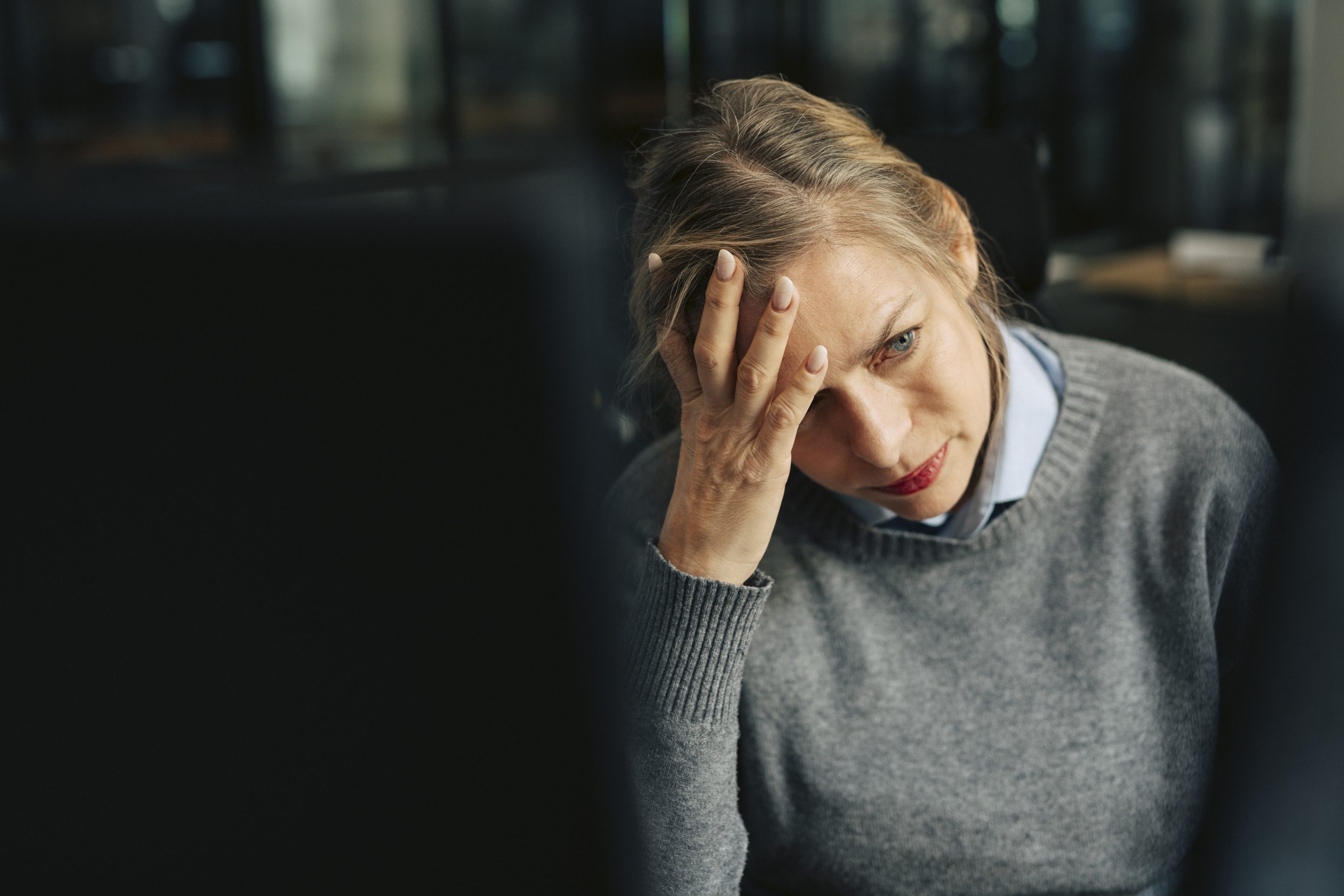 stressed worker