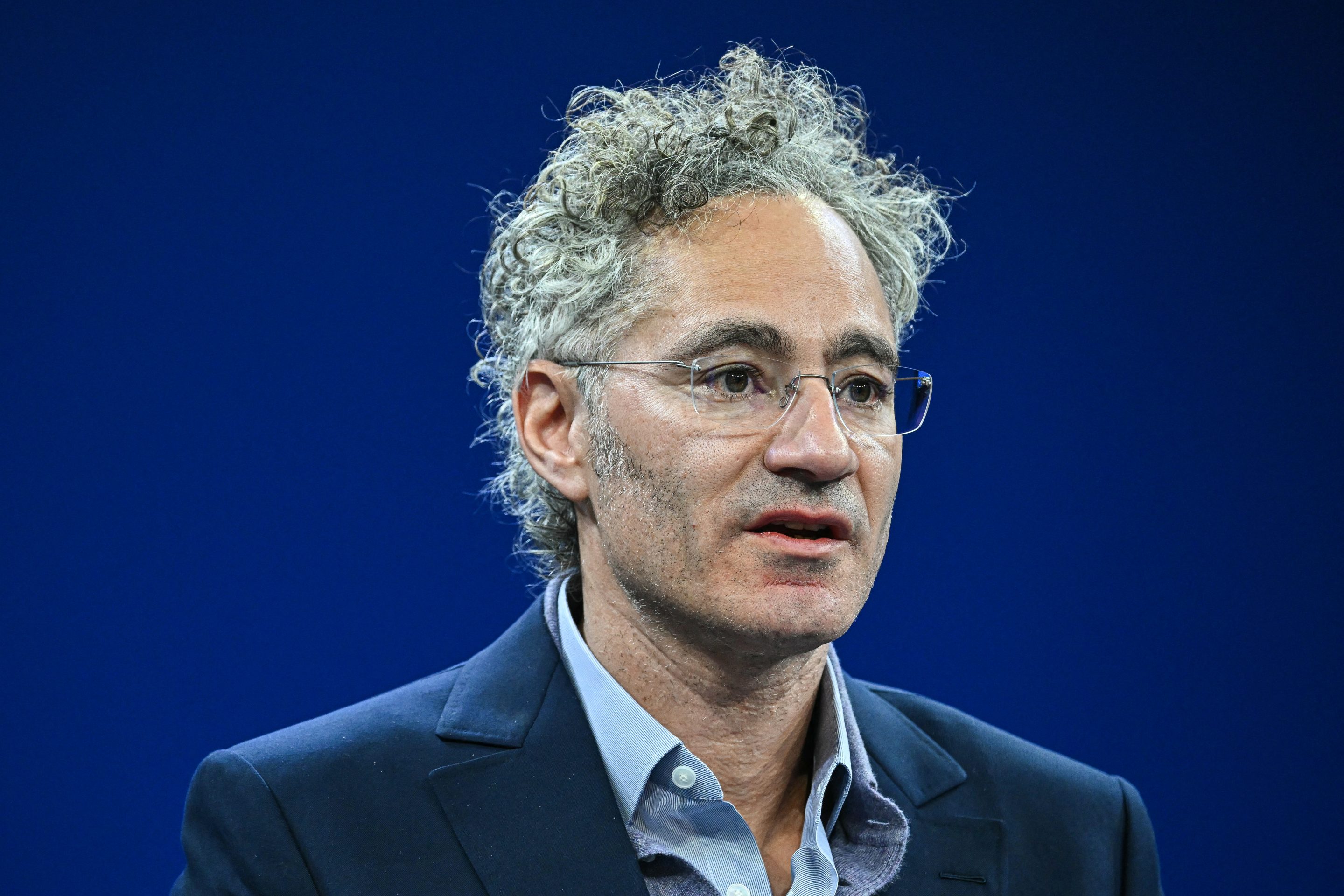 CEO of Palantir Technologies Alex Karp at the World Economic Forum’s annual meeting in Davos, Jan. 20, 2026.