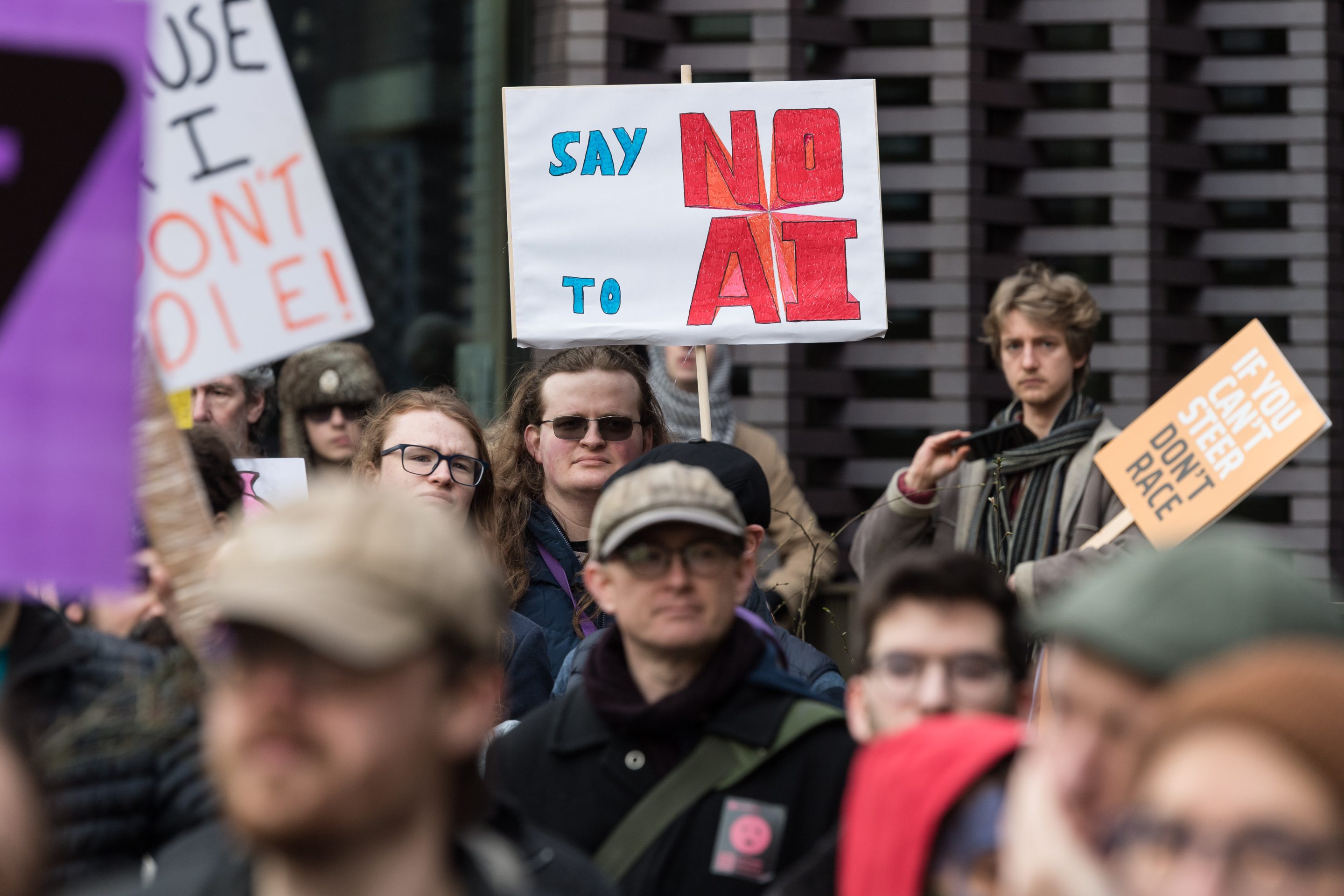 An AI protest