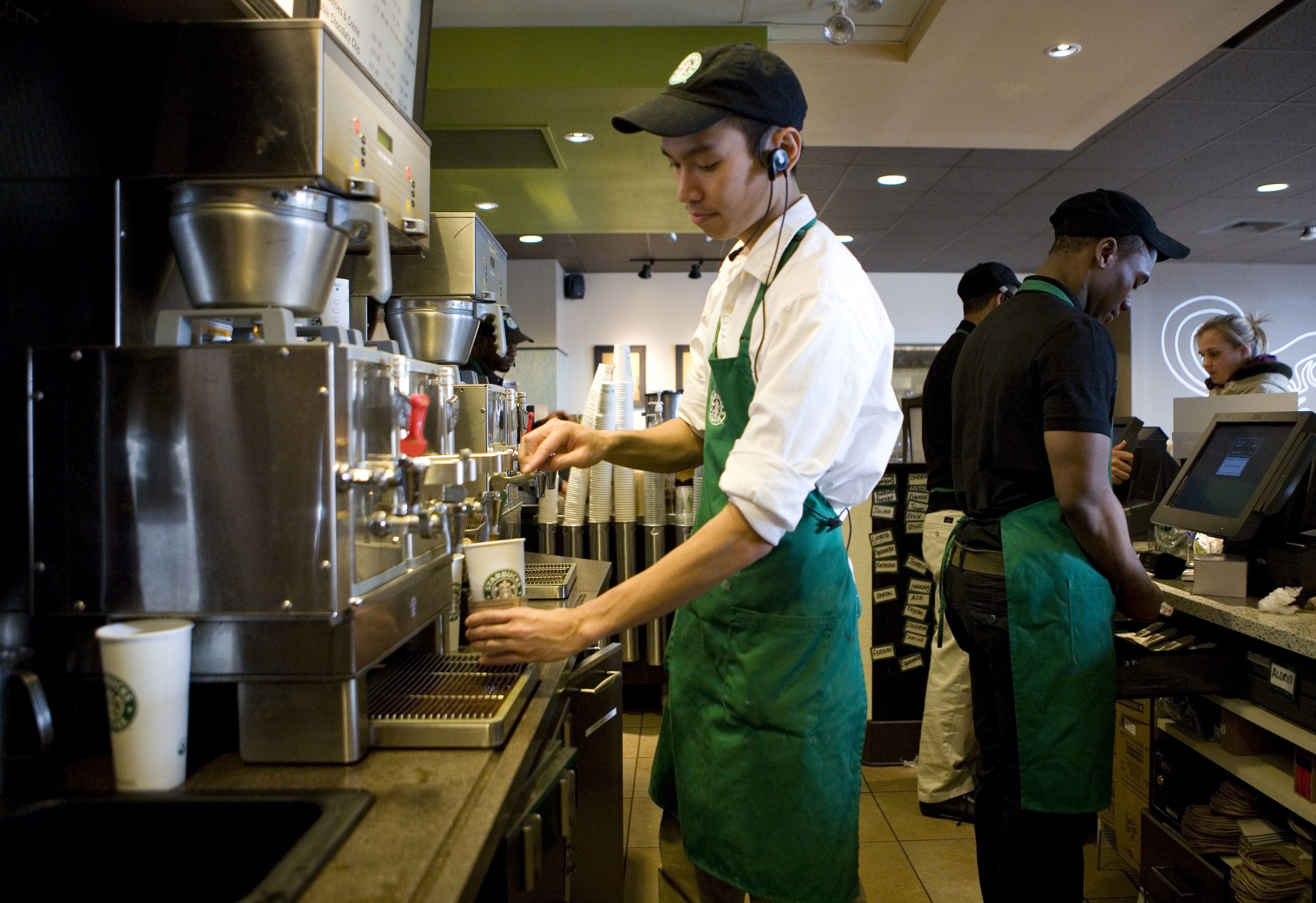 Millions of office jobs are disappearing to AI. Sam Henderson's climb from part-time barista to Starbucks drinks boss makes the case for hospitality.