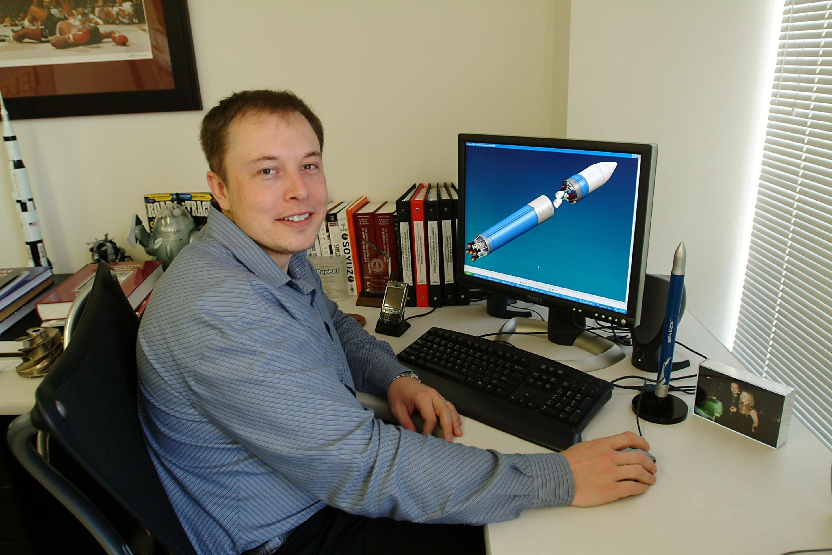 Like Elon Musk (pictured here in 2004), Alon Chen coded his way to success. Now, he says, AI has made the skill “obsolete” for Gen Z.