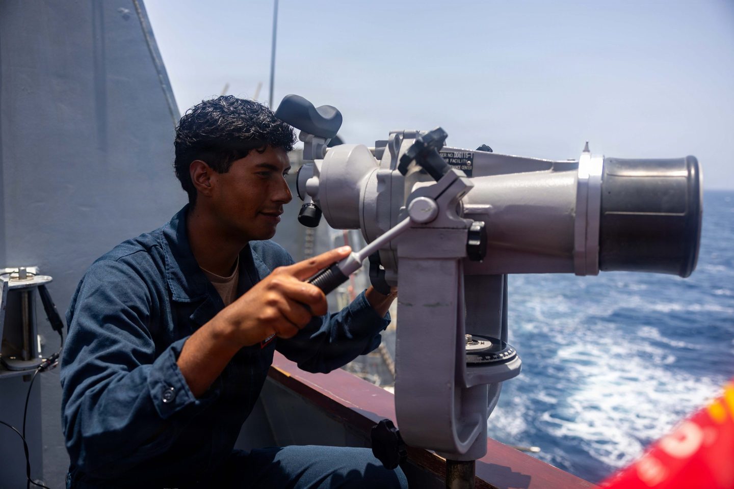 U.S. military fires missile into engine room of blockade runner after it ignored more than 20 warnings while trying to enter an Iranian port