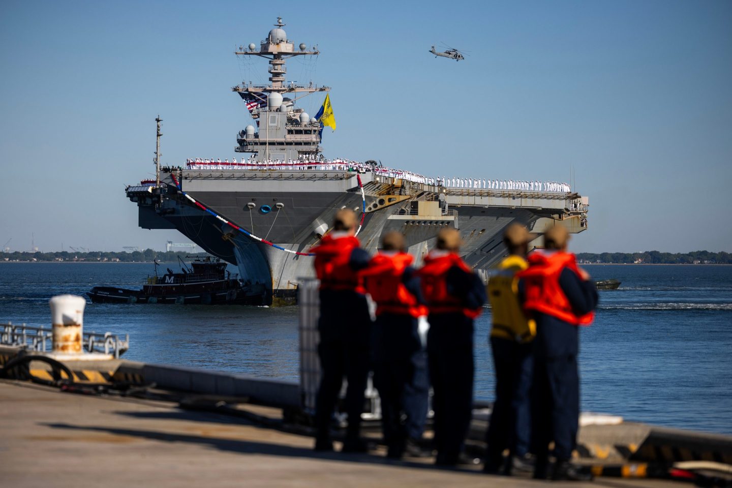 World’s largest aircraft carrier returns from 11-month deployment, longest since Vietnam, after supporting Iran war and Maduro raid