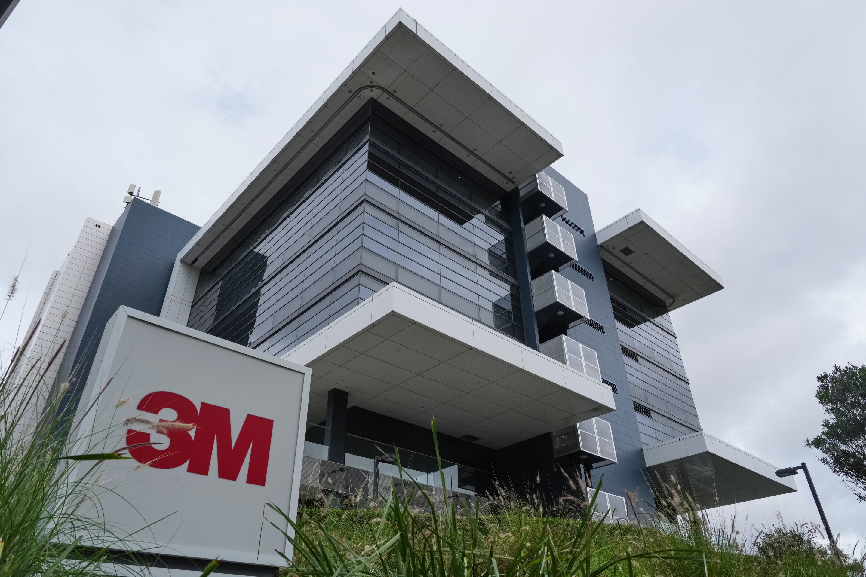 The 3M chemical manufacturer's building is seen in a suburb of Sydney, Thursday, May 28, 2026.